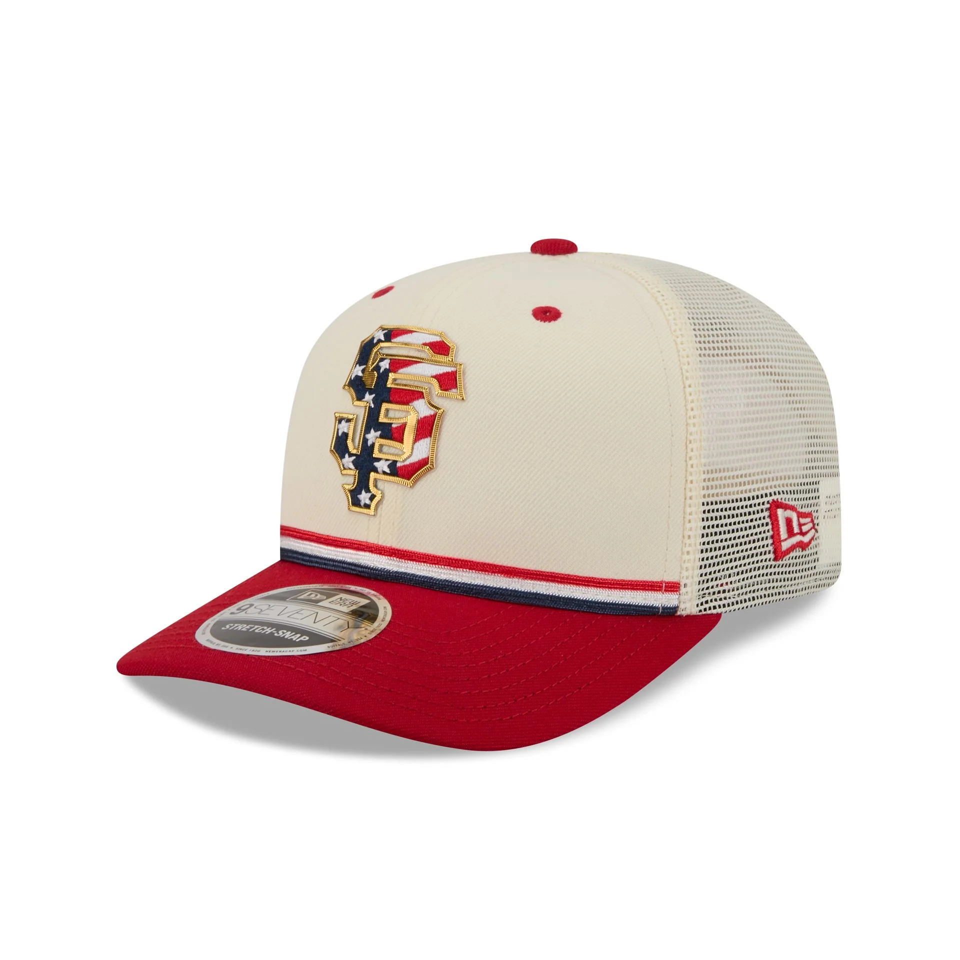 San Francisco Giants Independence Day 2026 9SEVENTY Trucker Hat - Image 3