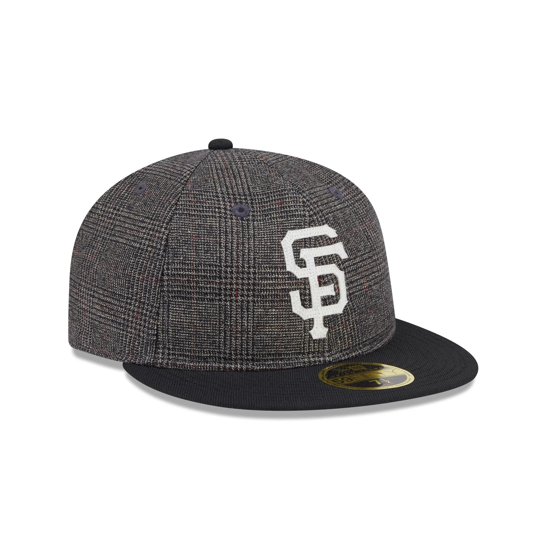 San Francisco Giants Plaid Retro Crown 59FIFTY Fitted Hat - Image 3