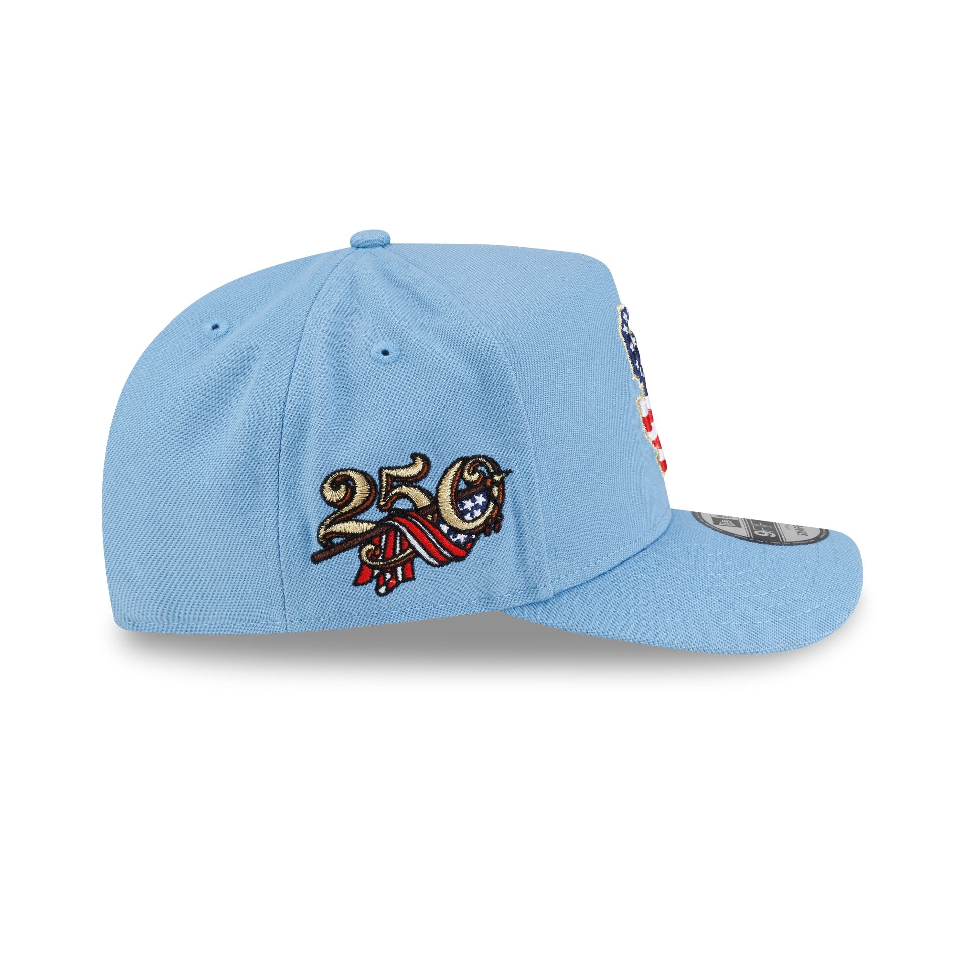 San Francisco Giants Red, White & Blue 9FIFTY A-Frame Snapback Hat - Image 4