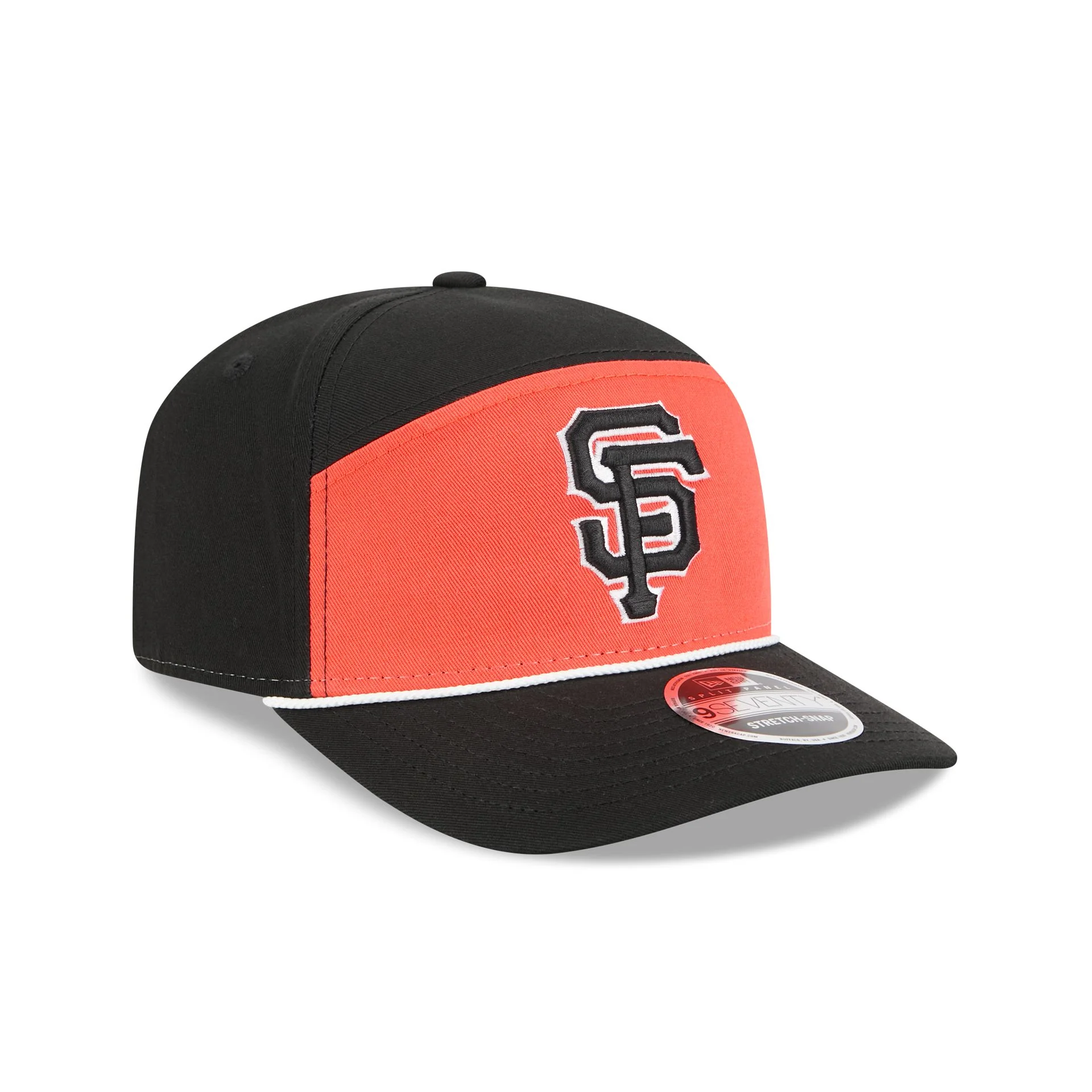 San Francisco Giants Split Panel 9SEVENTY Stretch-Snap Hat - Image 3