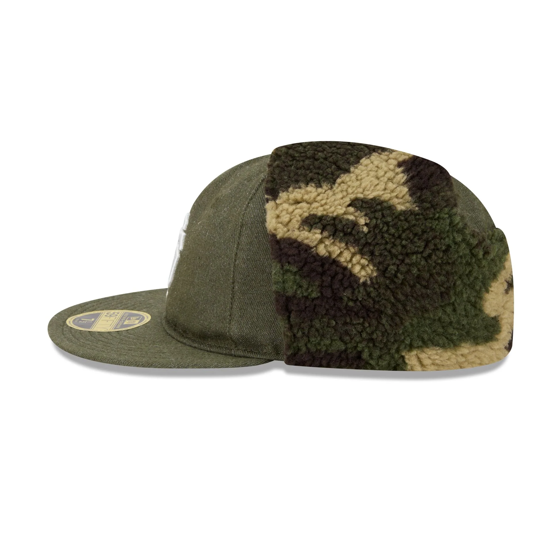 San Francisco Giants Three Looms Cotton Twill Camo Retro Crown Dog Ear 59FIFTY Fitted Hat - Image 4