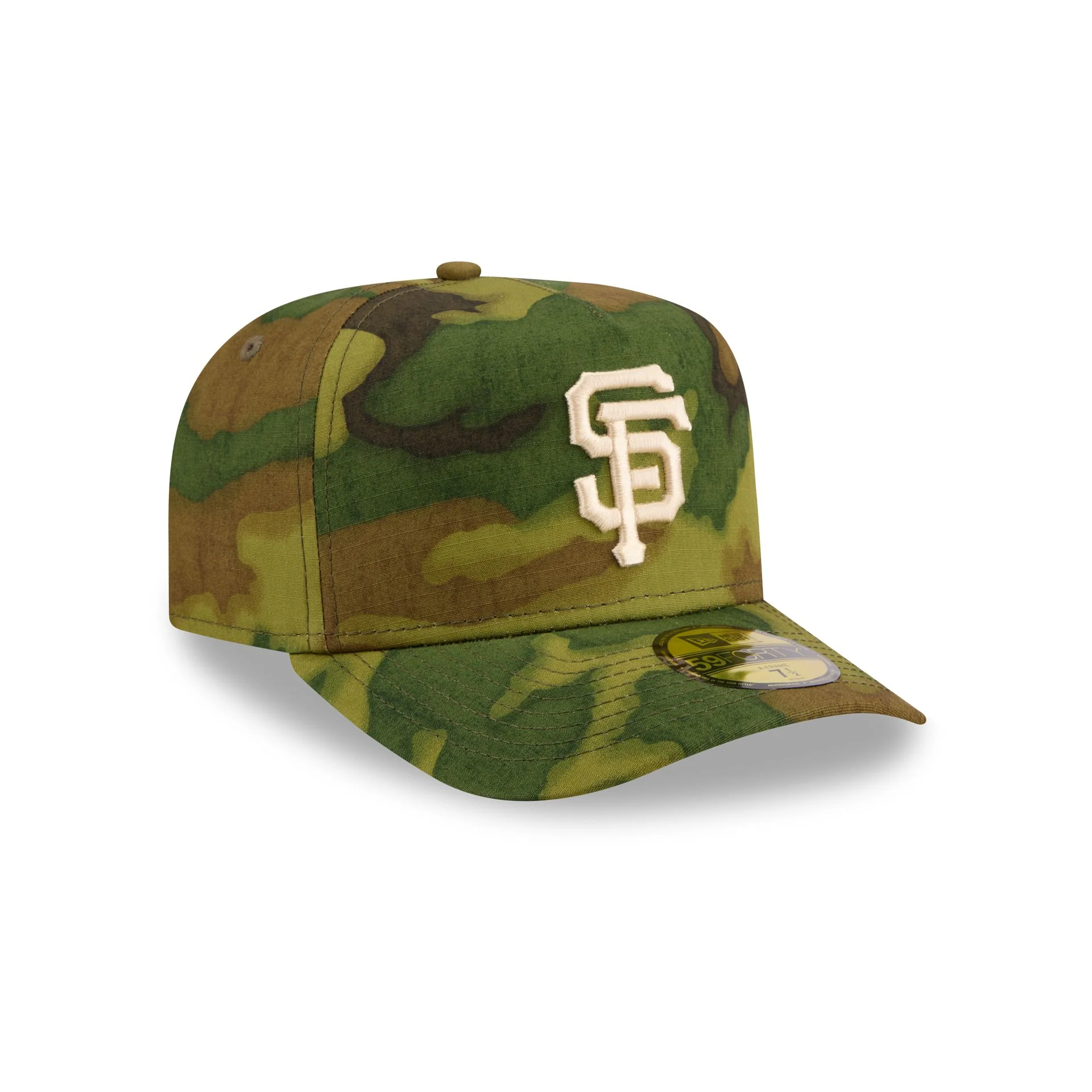 San Francisco Giants Three Looms Ripstop Camo 59FORTY A-Frame Fitted Hat - Image 3