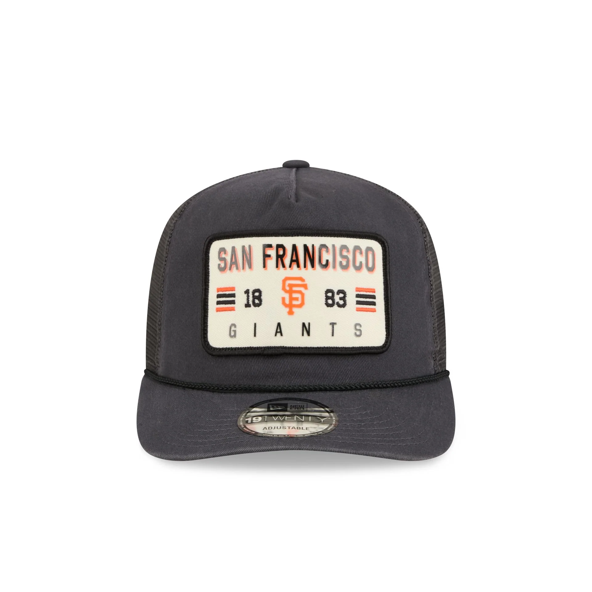 San Francisco Giants Washed Graphite 19TWENTY Trucker Hat - Image 2