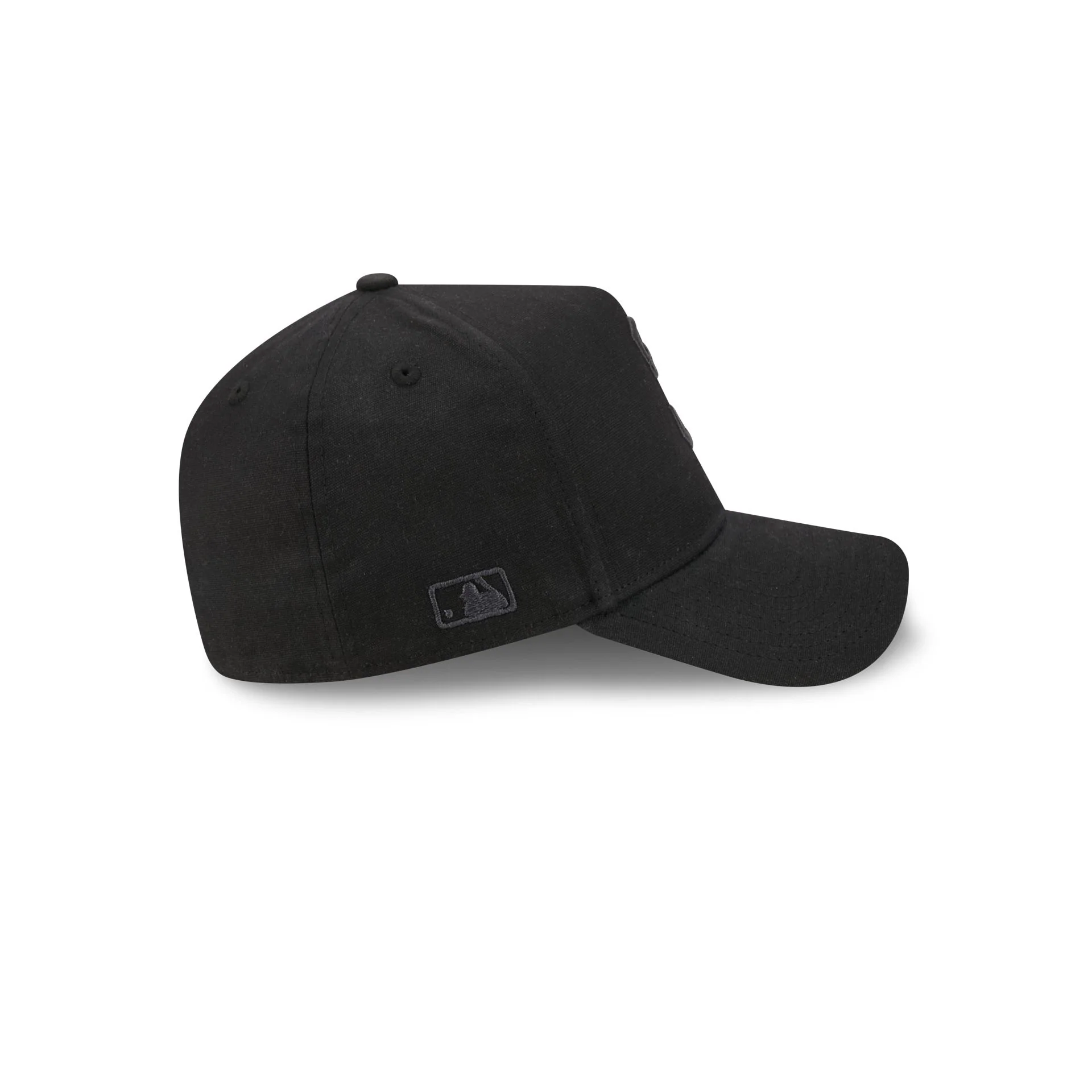 San Francisco Giants Waxed Canvas Black 59FORTY A-Frame Fitted Hat - Image 4