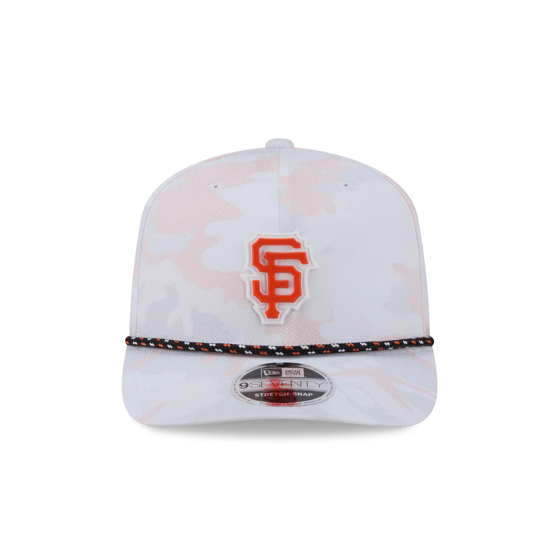 San Francisco Giants White Camo Performance Rope 9SEVENTY Stretch-Snap Hat - Image 2