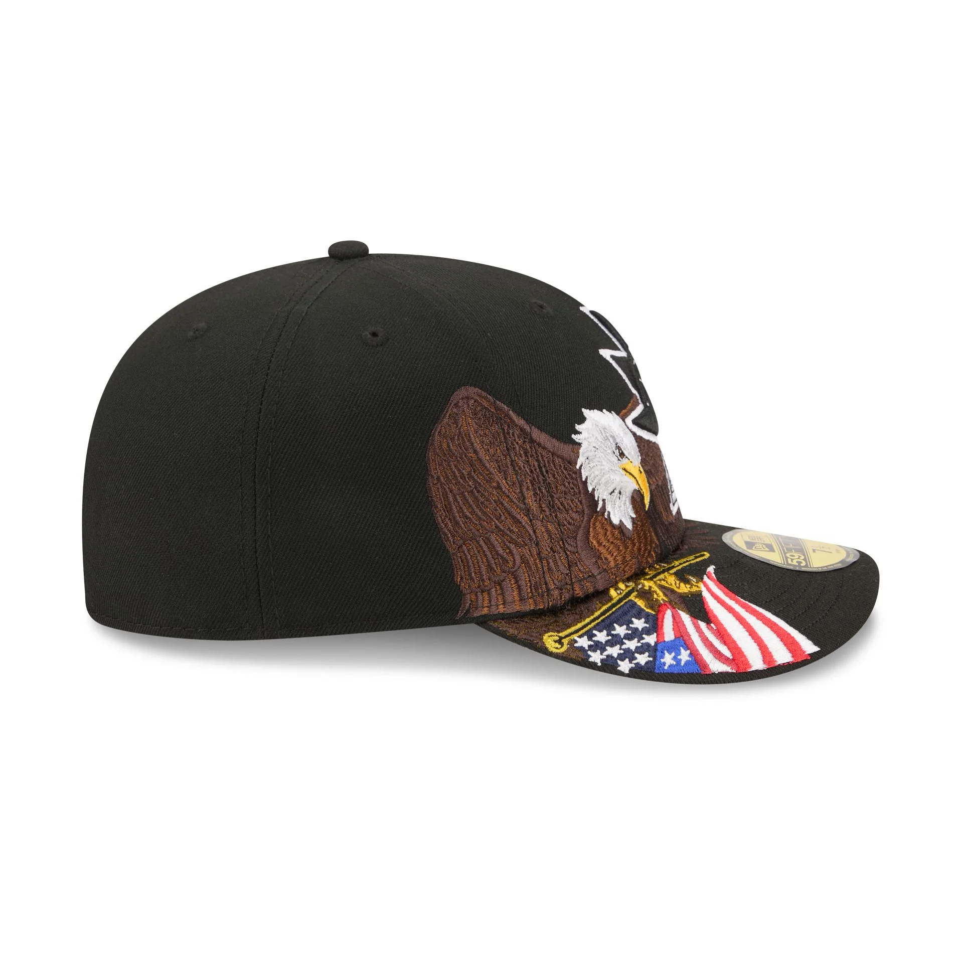 San Jose Sharks Liberty Eagle 59FIFTY Fitted Hat - Image 4