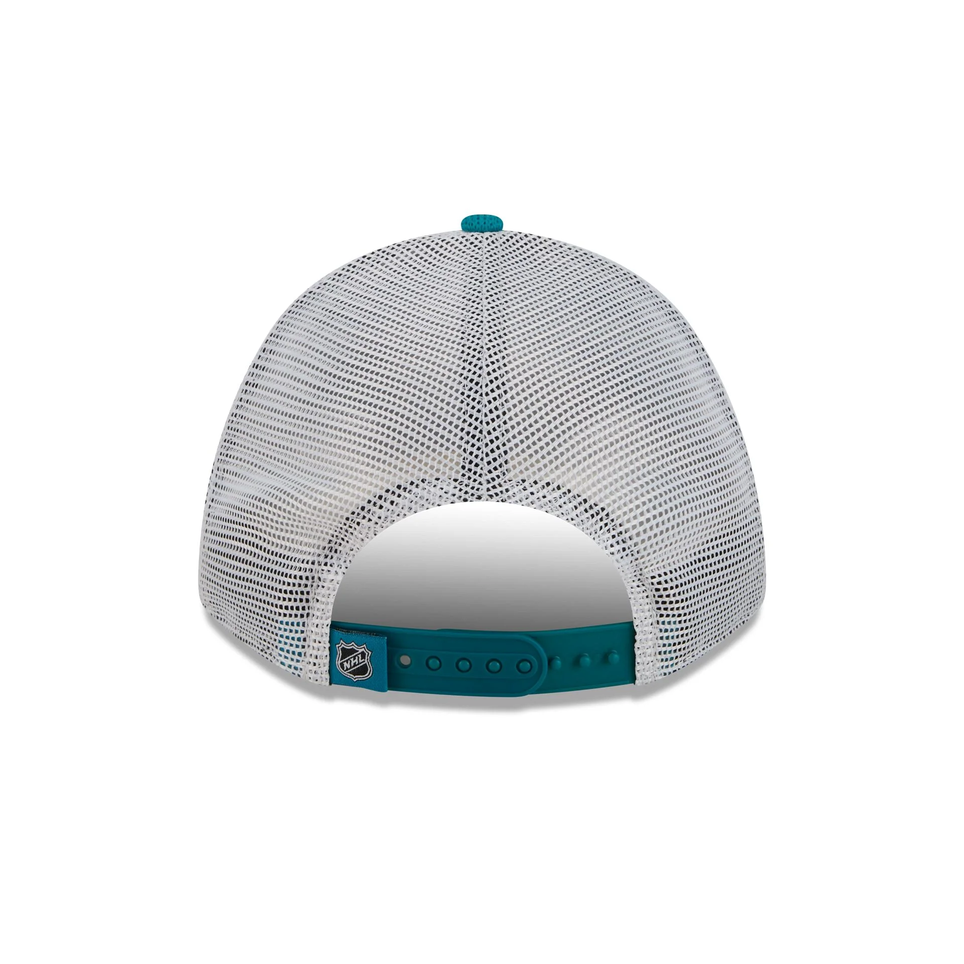 San Jose Sharks Sock 9FORTY M-Crown A-Frame Trucker Hat - Image 6