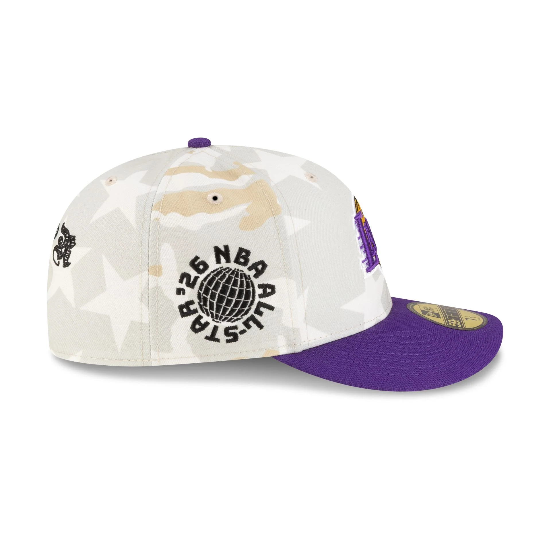 Savior Worldwide x Los Angeles Lakers Chrome 59FIFTY Fitted Hat - Image 4