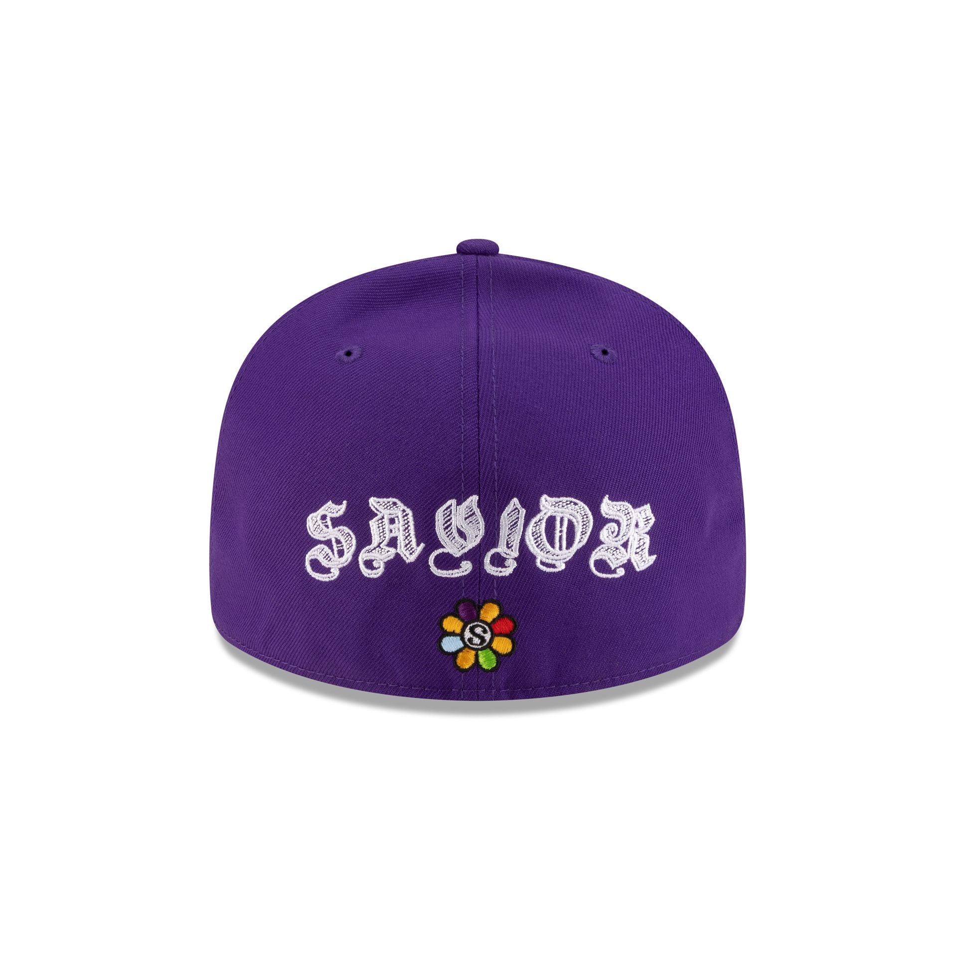 Savior Worldwide x Los Angeles Lakers Purple 59FIFTY Fitted Hat - Image 6