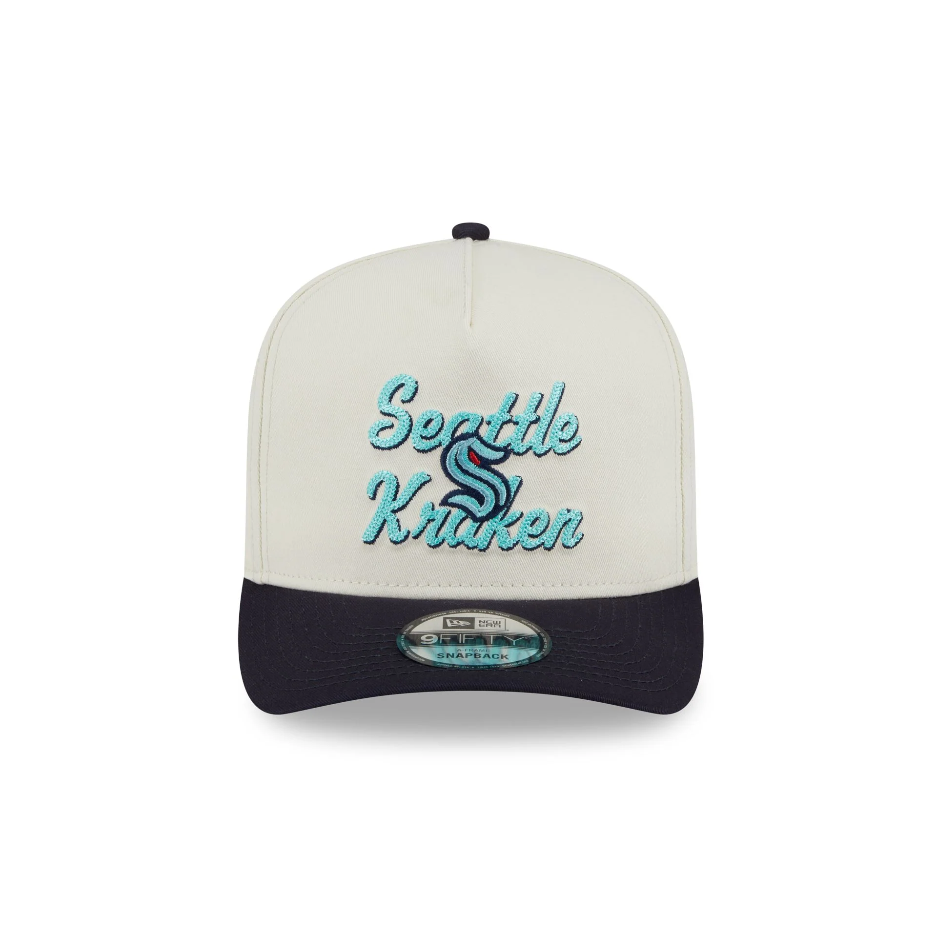 Seattle Kraken Chainstitch 9FIFTY A-Frame Snapback Hat - Image 2