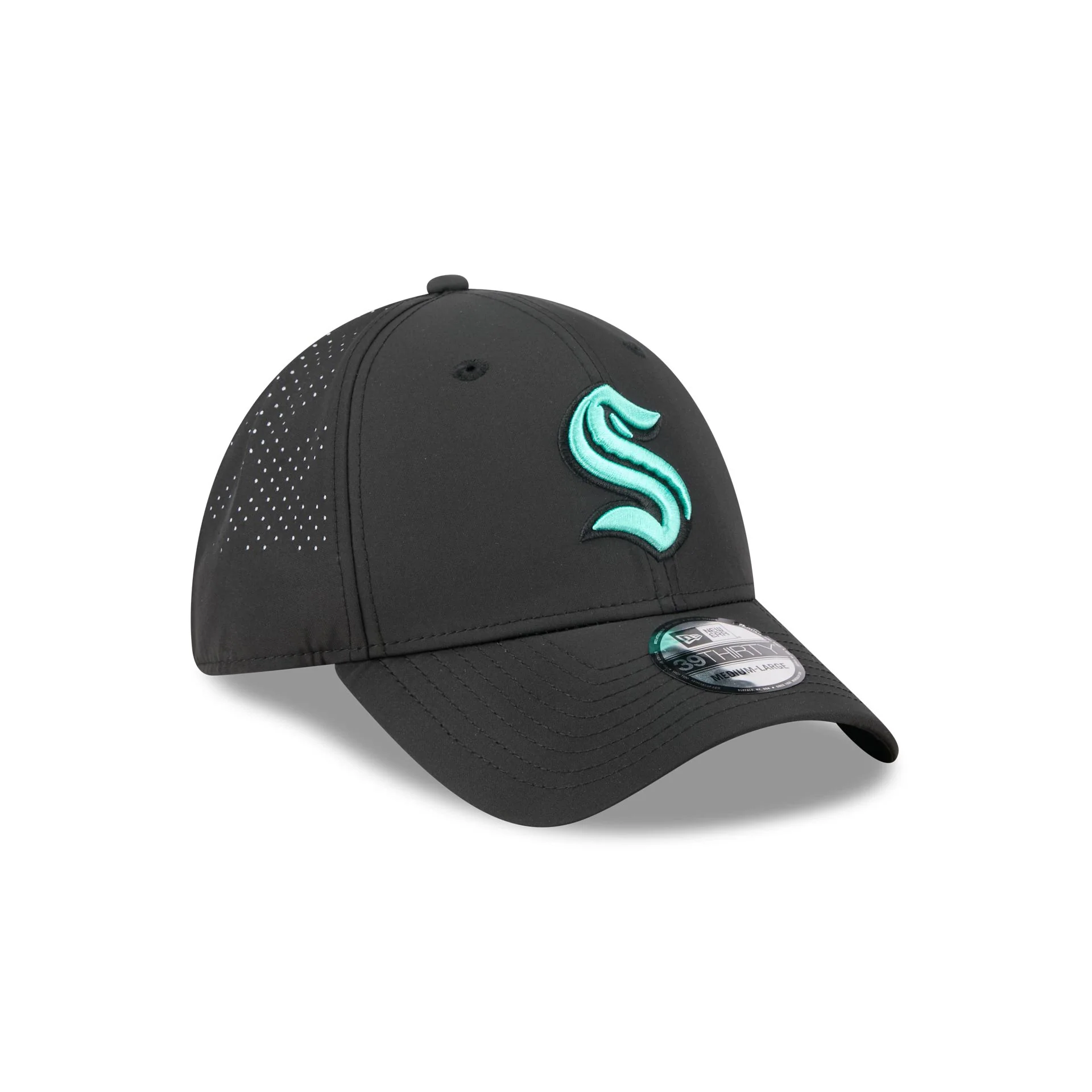 Seattle Kraken Night 39THIRTY Stretch Fit Hat - Image 3