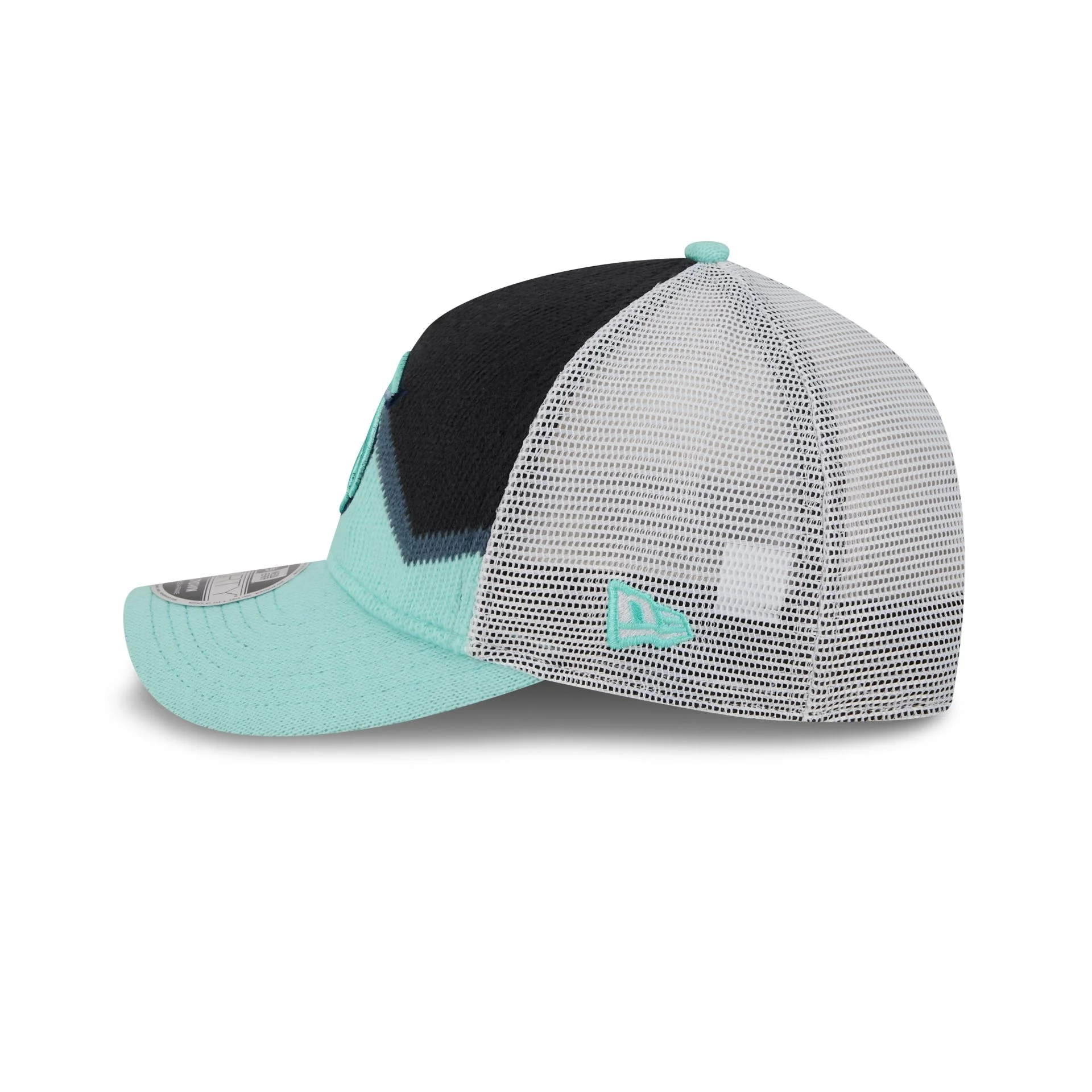 Seattle Kraken Sock 9FORTY M-Crown A-Frame Trucker Hat - Image 4