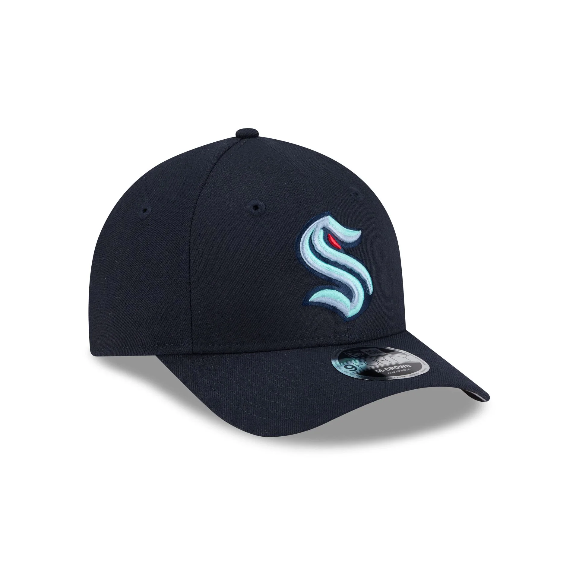 Seattle Kraken Team 9FORTY M-Crown Snapback Hat - Image 3