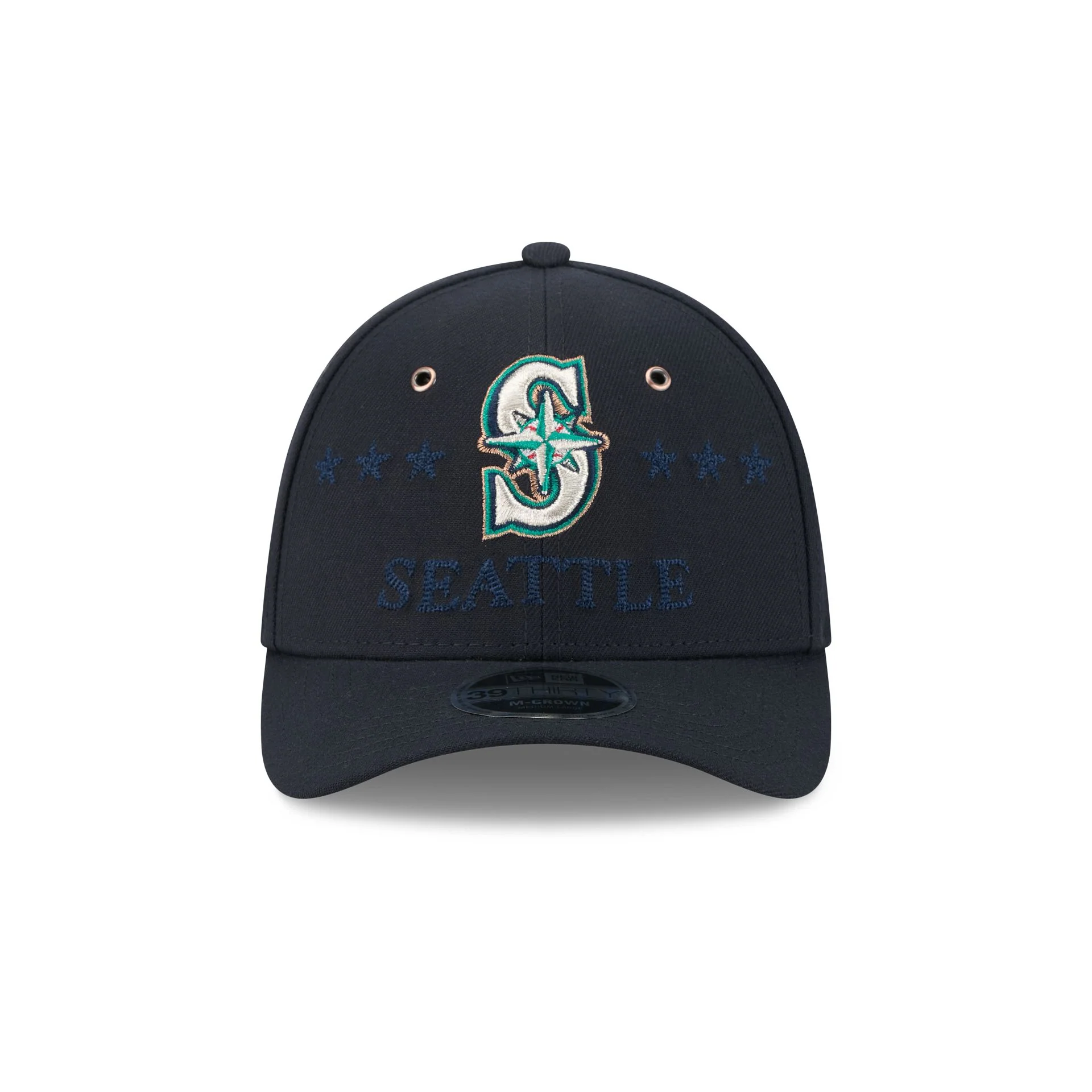 Seattle Mariners 2026 All-Star Game 39THIRTY M-Crown Stretch Fit Hat - Image 2