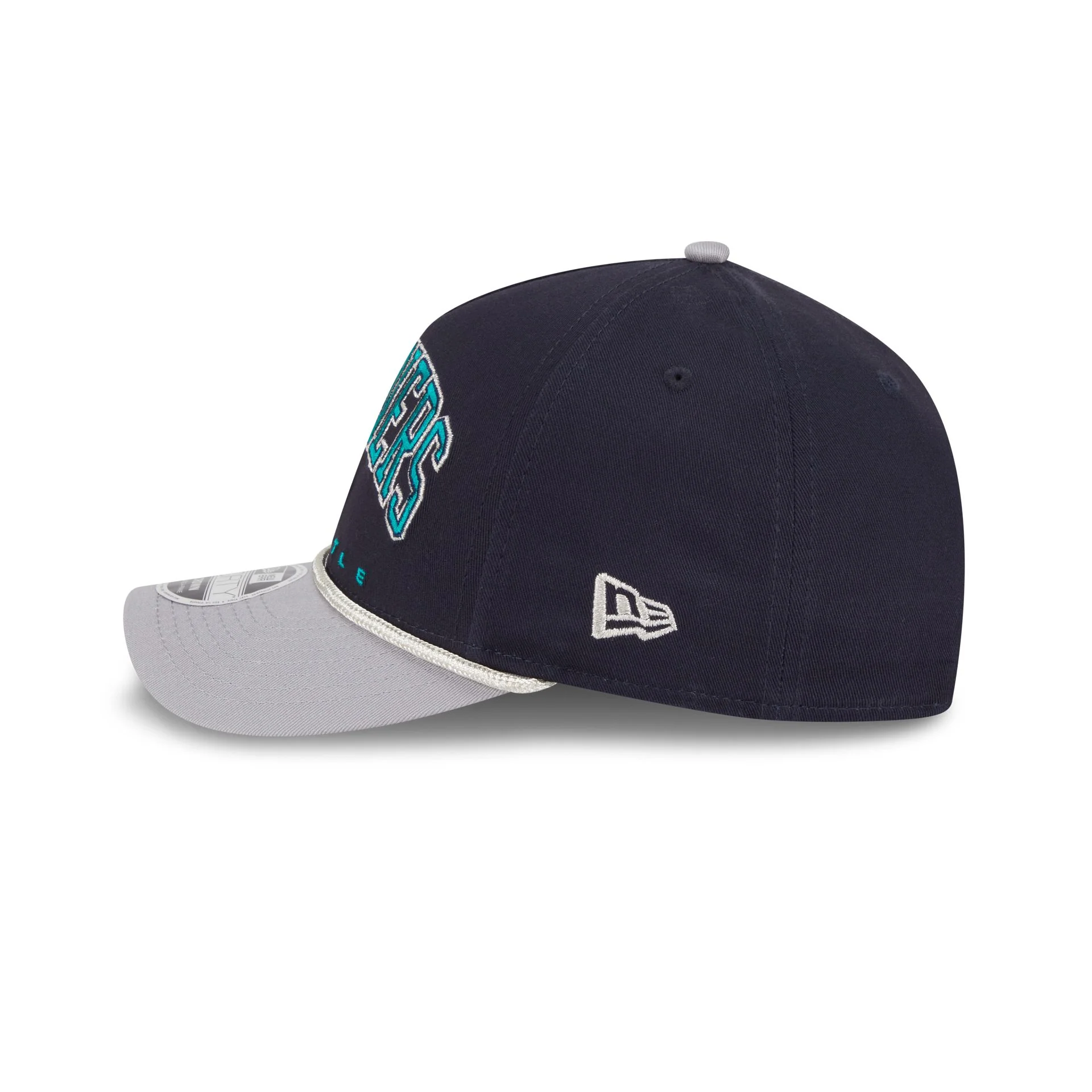 Seattle Mariners Arch 9FORTY M-Crown A-Frame Snapback Hat - Image 4
