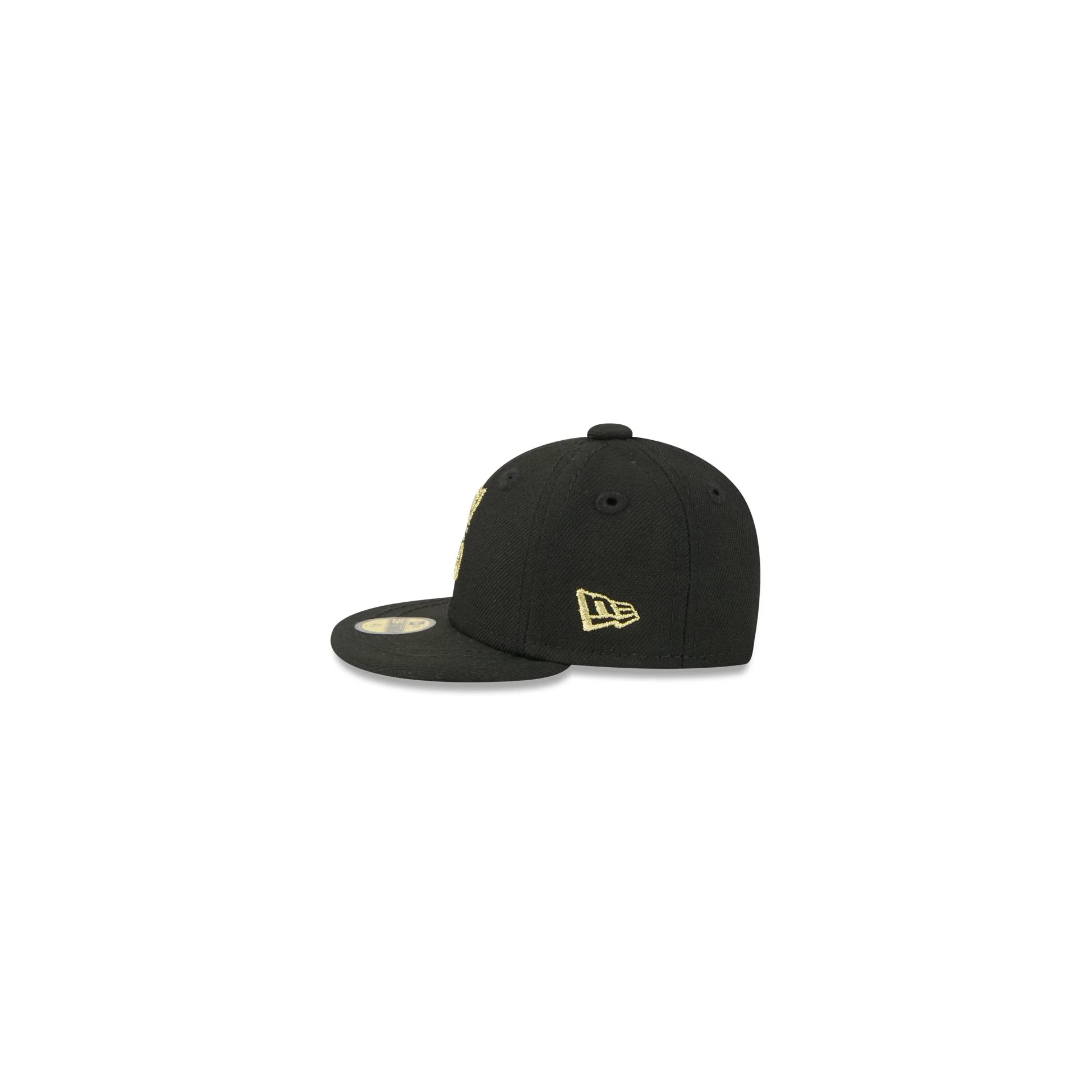 Seattle Mariners Gold Logo Mini 59FIFTY Fitted Hat - Image 4