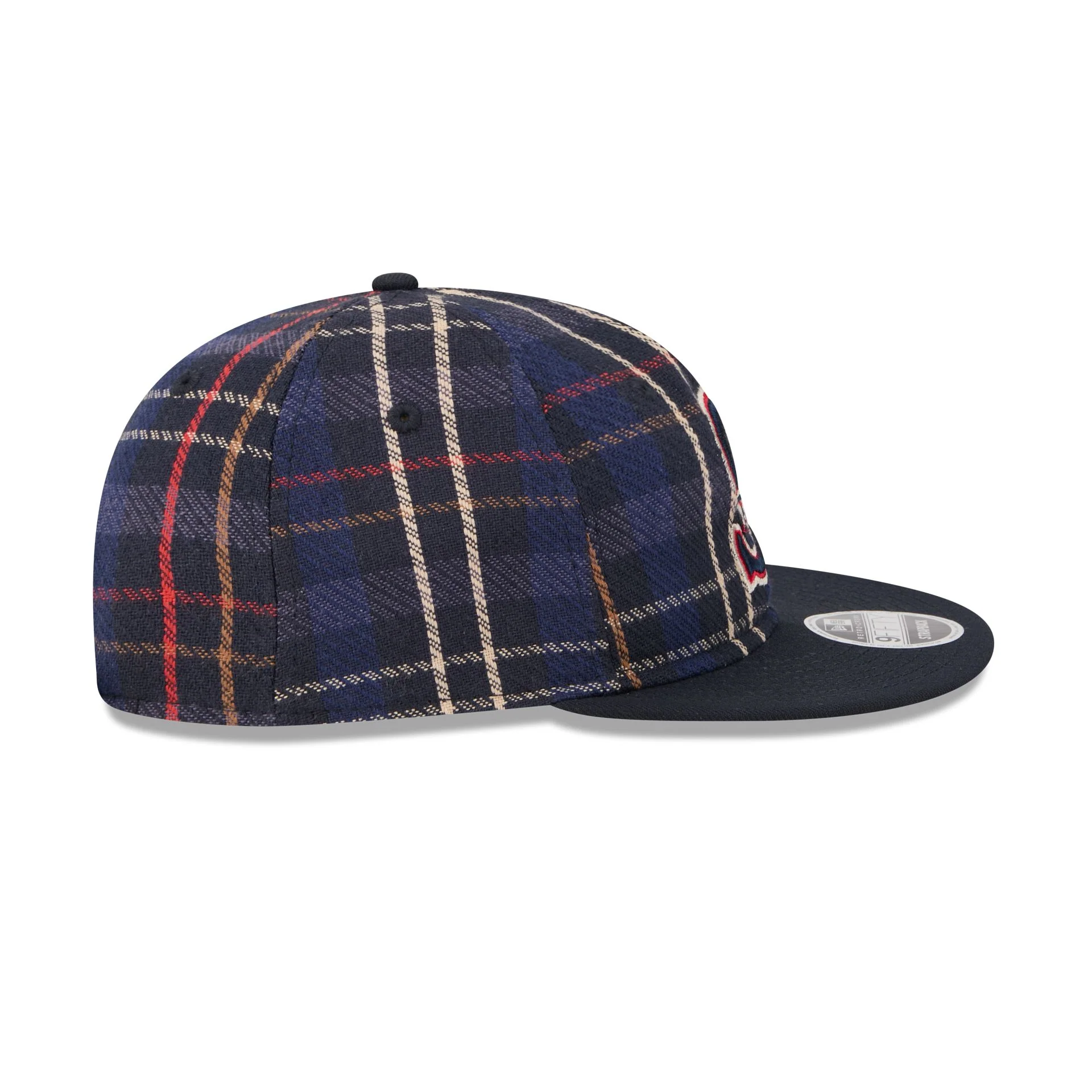 Seattle Mariners Grunge Plaid Retro Crown 9FIFTY Adjustable Hat - Image 5