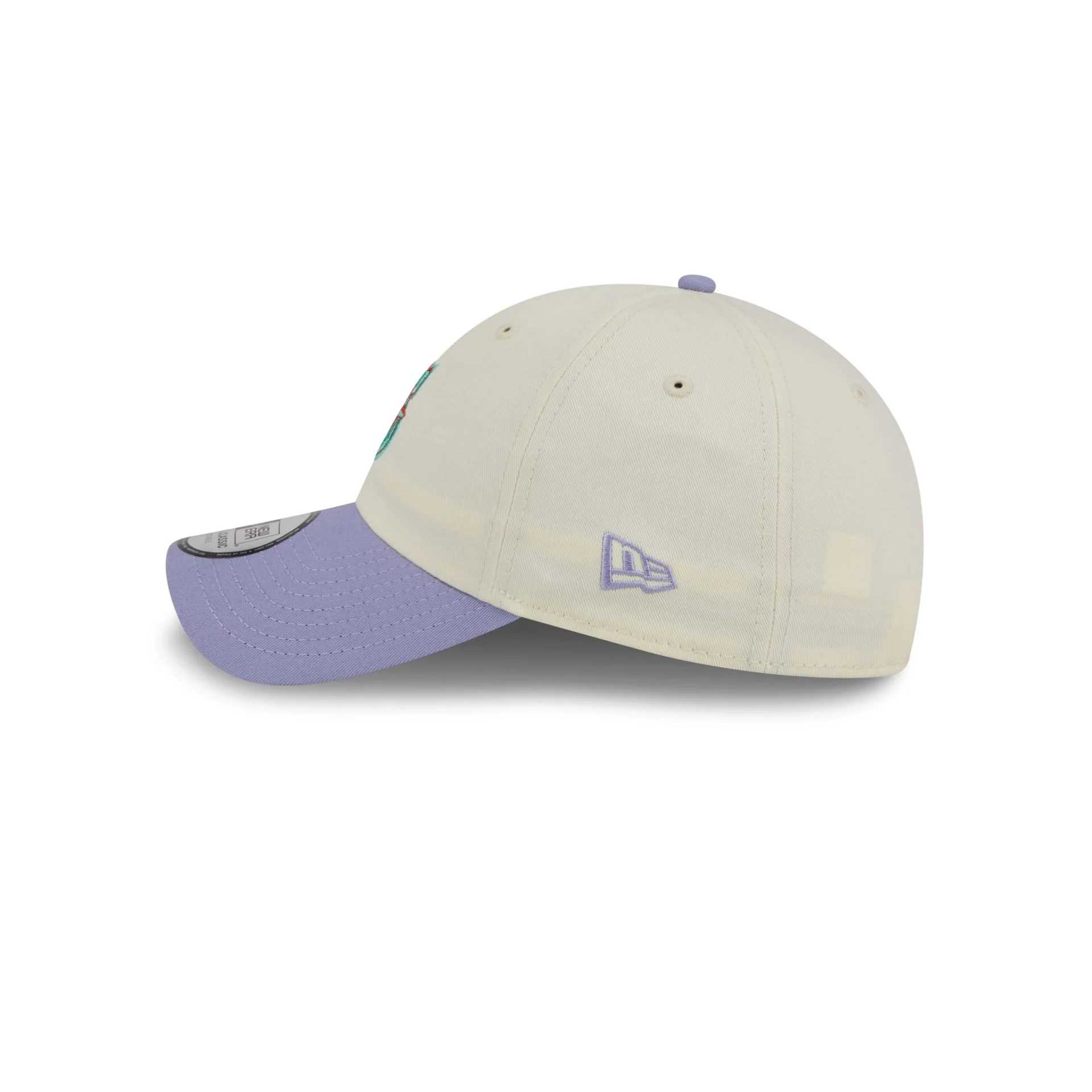 Seattle Mariners Lavender Flowers Casual Classic Adjustable Hat - Image 5