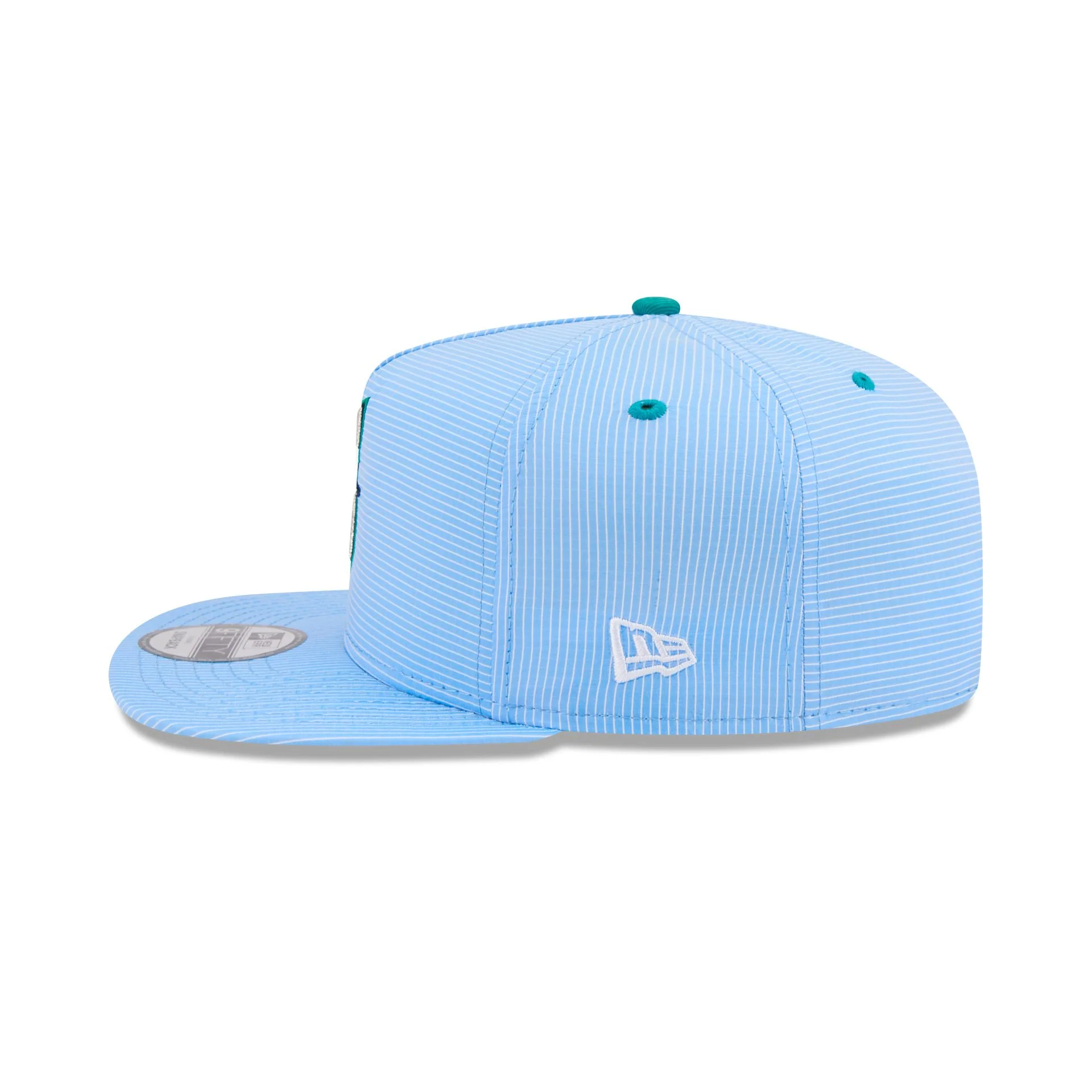 Seattle Mariners Pinstripe Ripstop 9FIFTY A-Frame Snapback Hat - Image 4