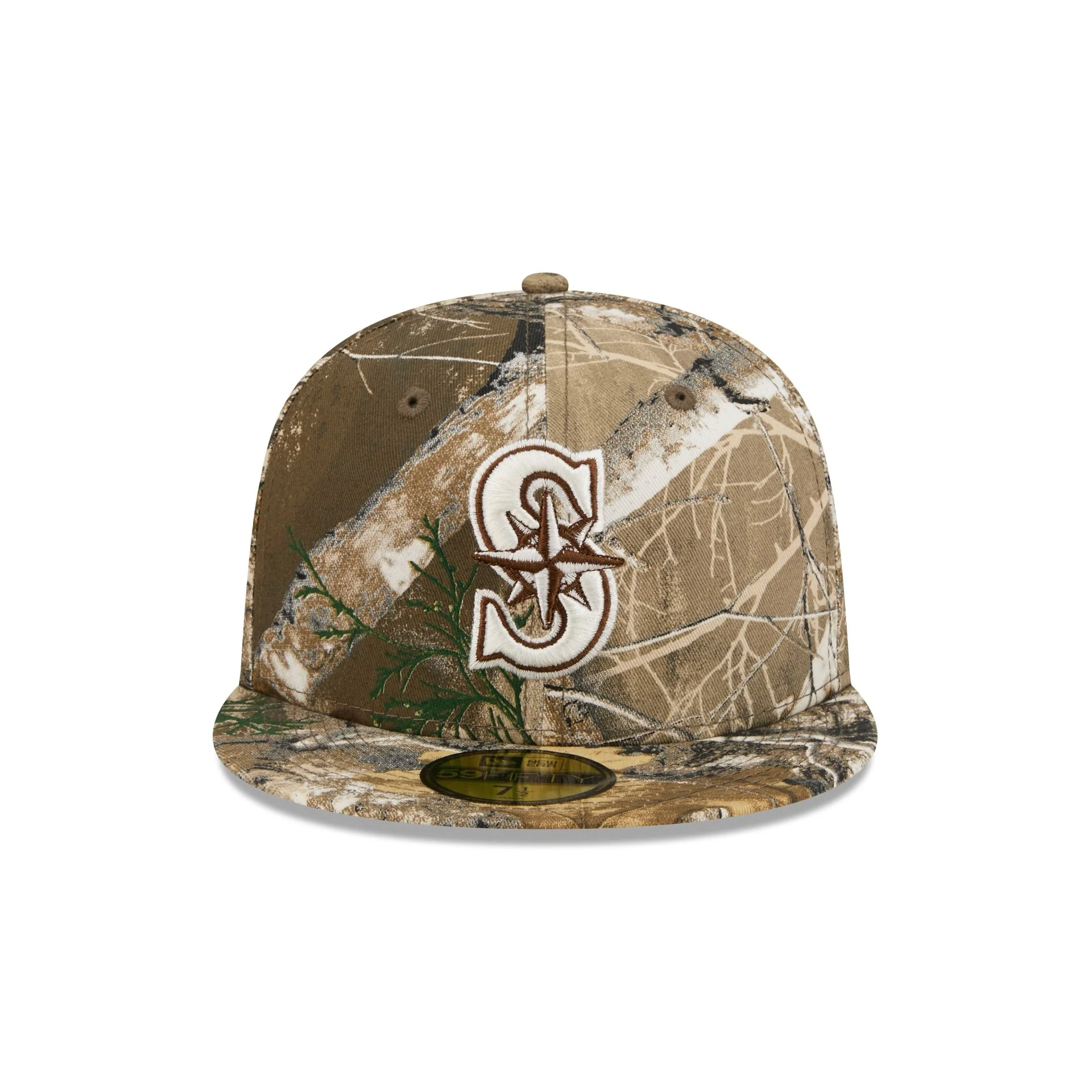 Seattle Mariners Realtree Basic 59FIFTY Fitted Hat - Image 2
