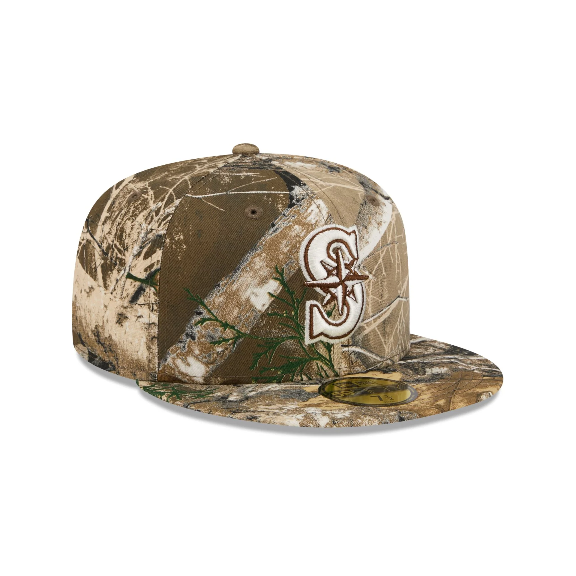 Seattle Mariners Realtree Basic 59FIFTY Fitted Hat - Image 3