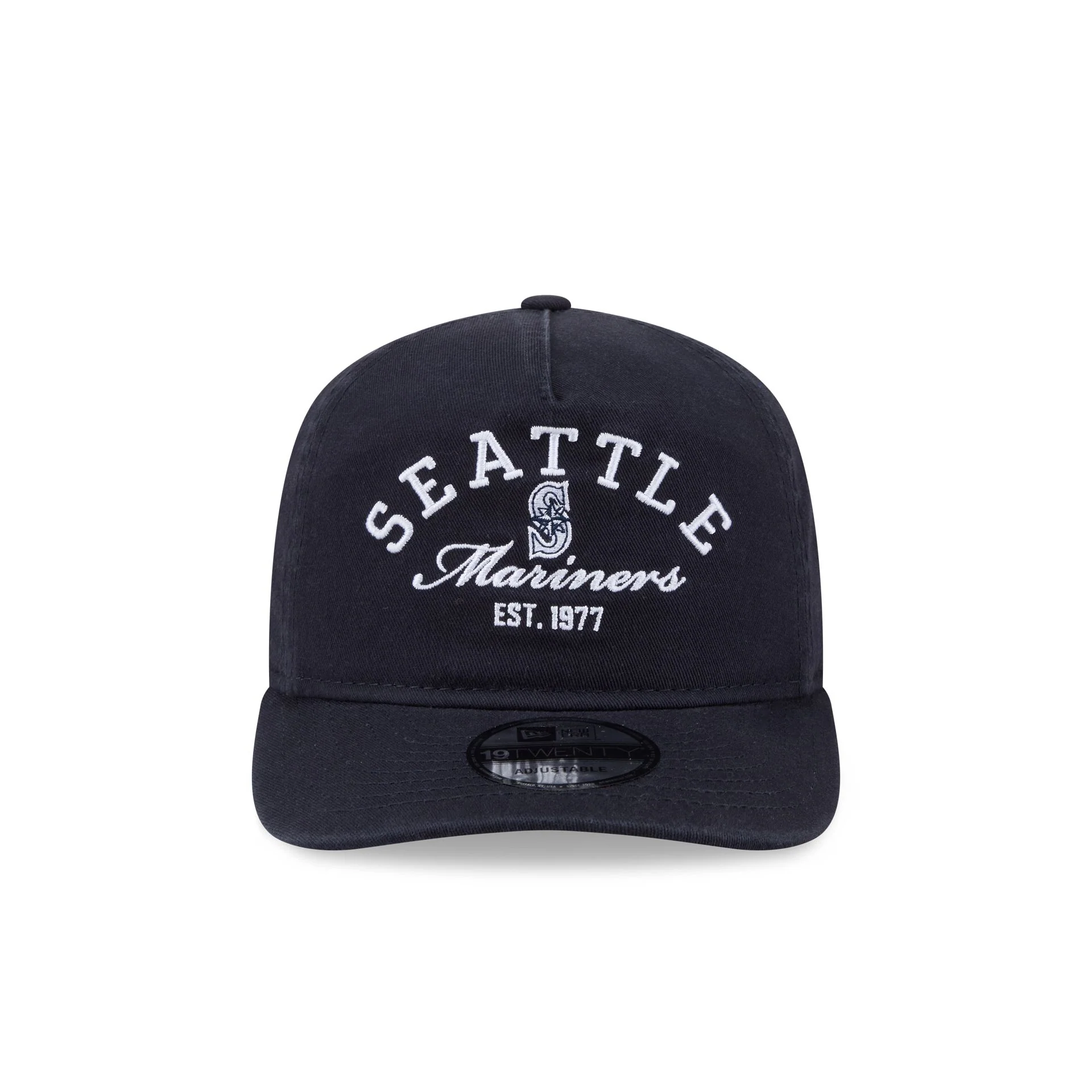 Seattle Mariners Stacked 19TWENTY Adjustable Hat - Image 2