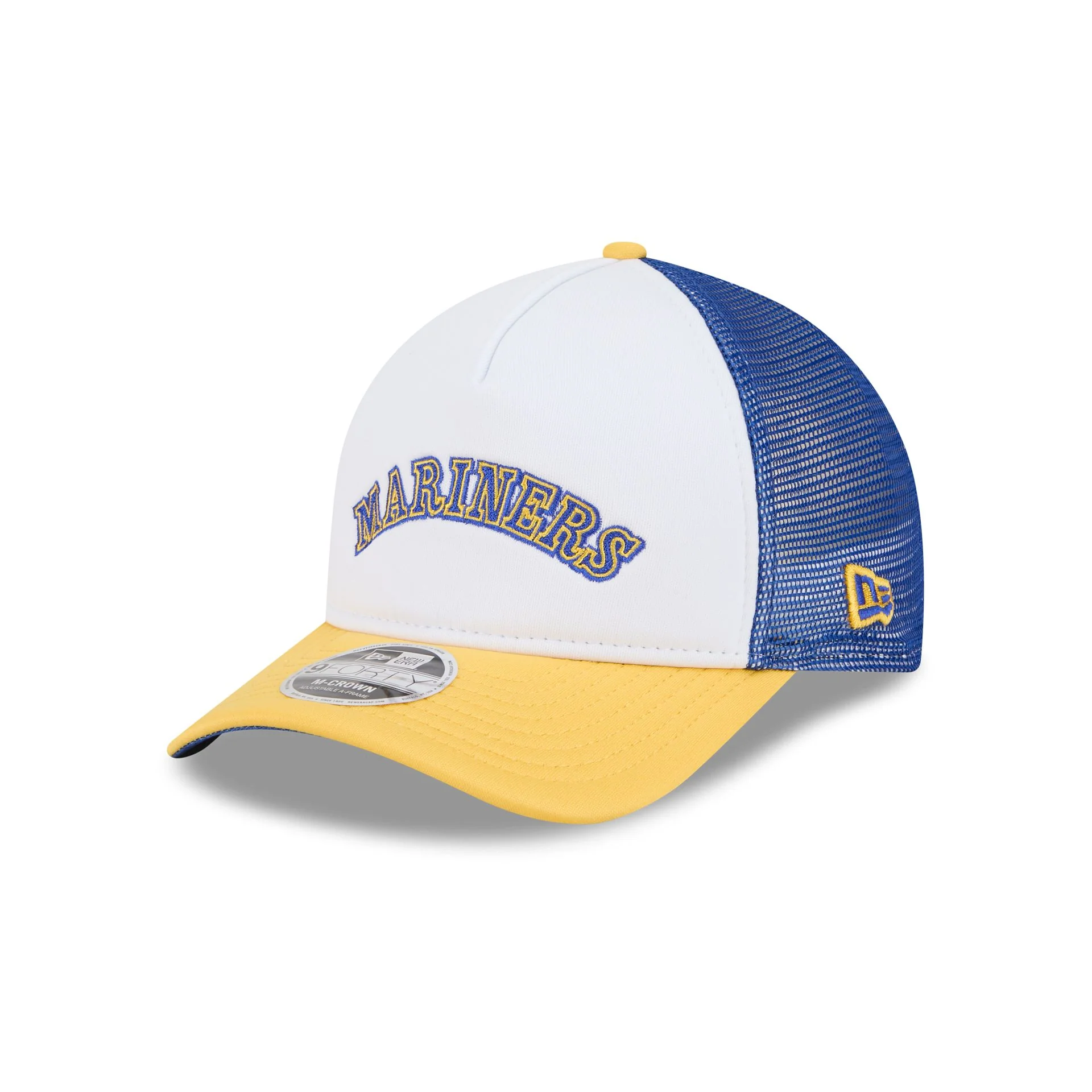 Seattle Mariners Summer Derby 9FORTY M-Crown A-Frame Snapback Hat - Image 3