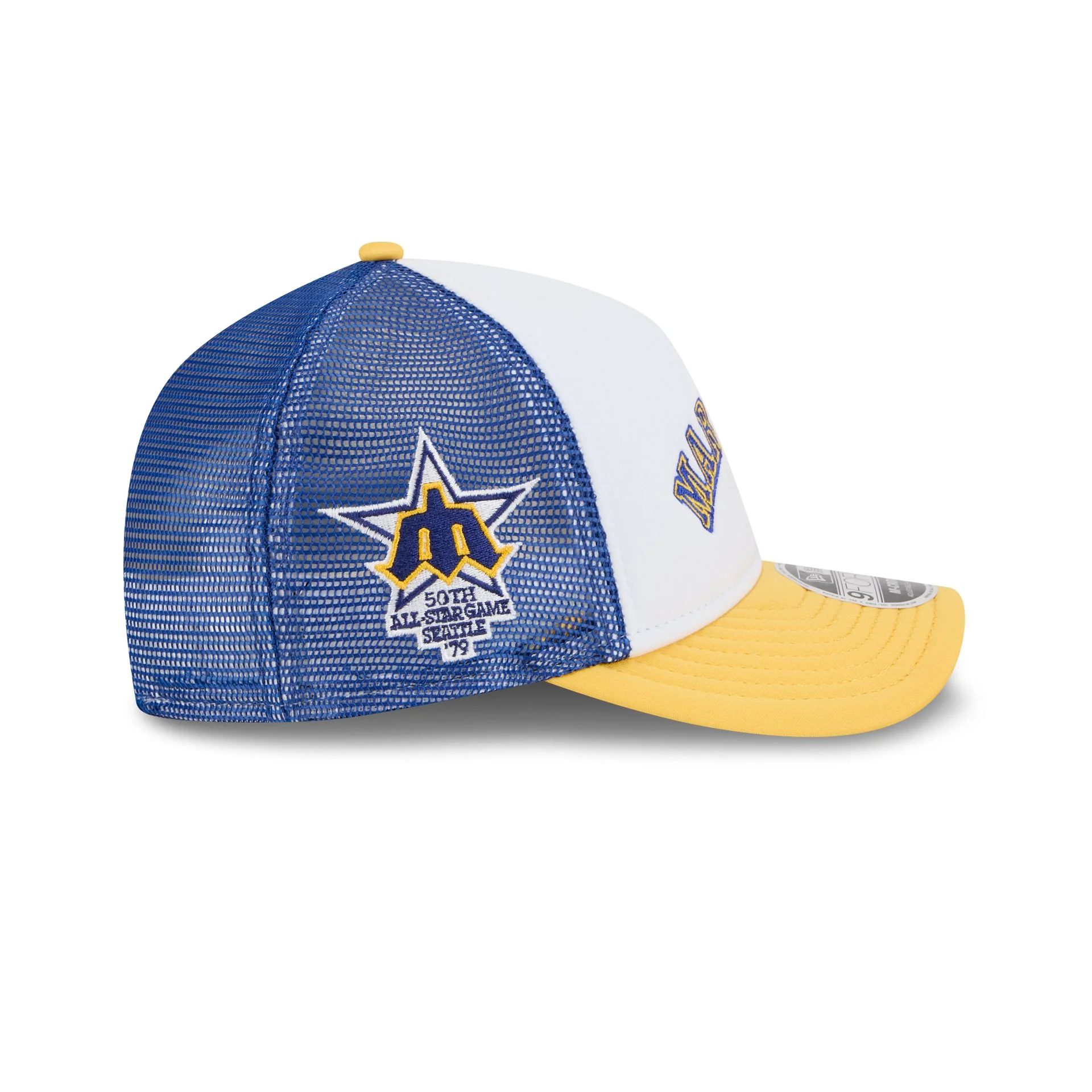 Seattle Mariners Summer Derby 9FORTY M-Crown A-Frame Snapback Hat - Image 4