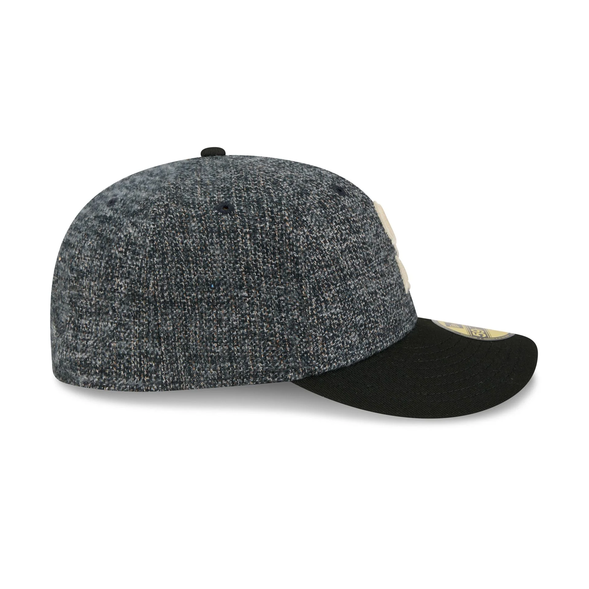 Seattle Mariners Three Looms Tweedy Cotton Black 59FIFTY Fitted Hat - Image 5