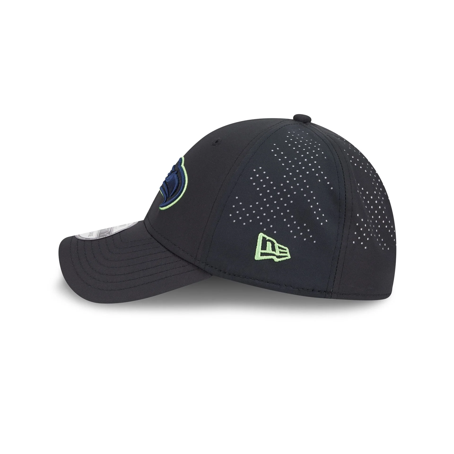 Seattle Seahawks Night 39THIRTY Stretch Fit Hat - Image 4