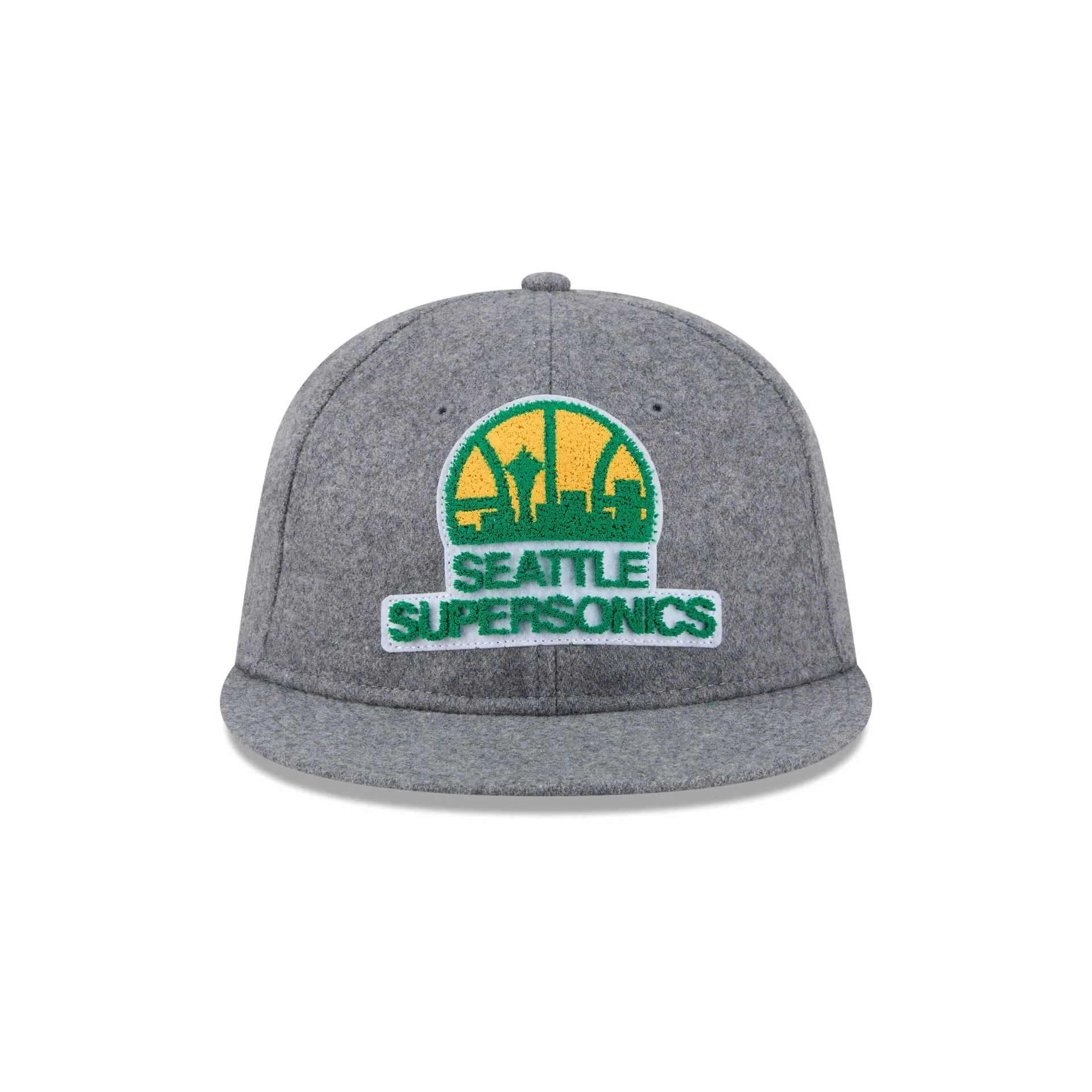 Seattle Supersonics Chenille Woven Retro Crown 9FIFTY Adjustable Hat - Image 2