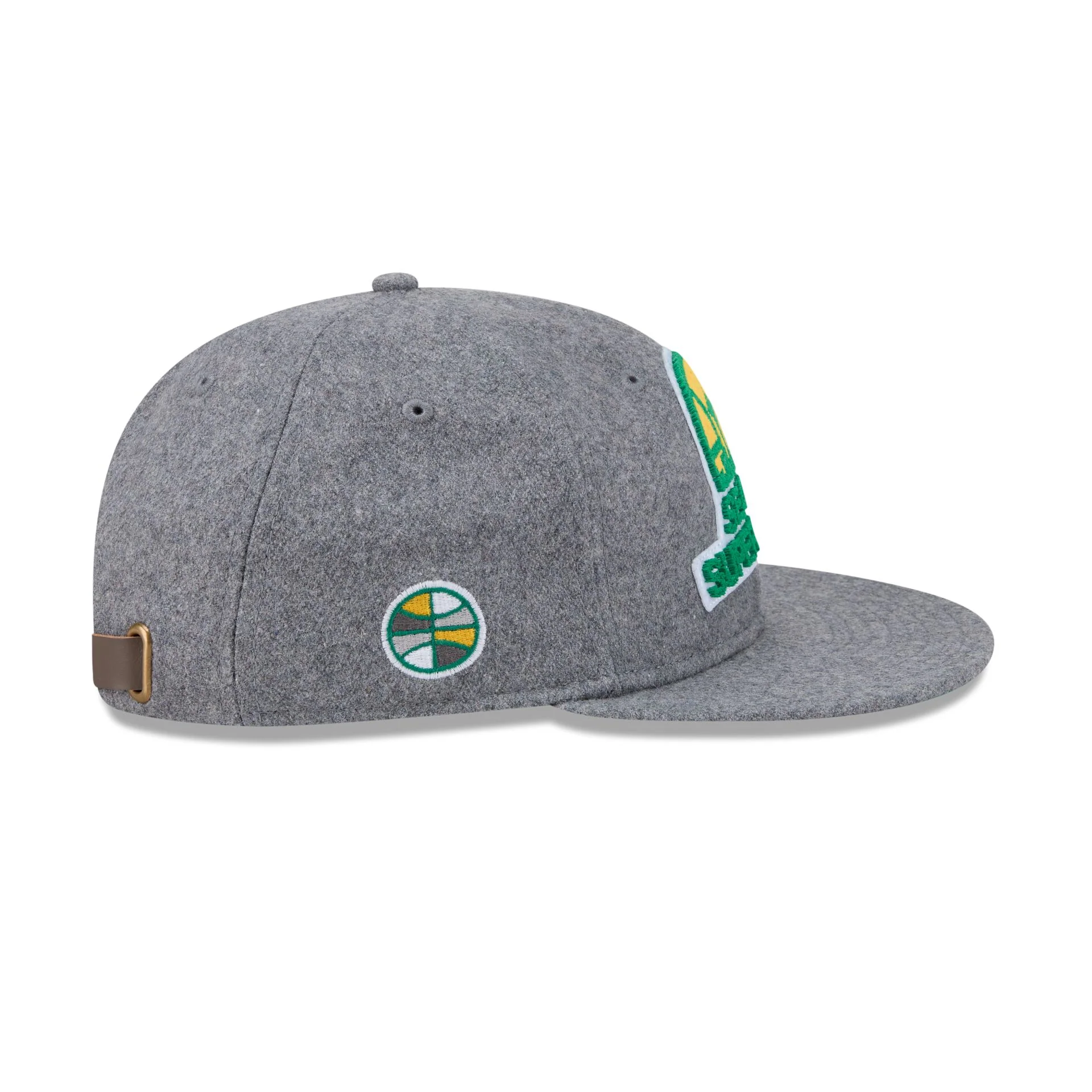 Seattle Supersonics Chenille Woven Retro Crown 9FIFTY Adjustable Hat - Image 4