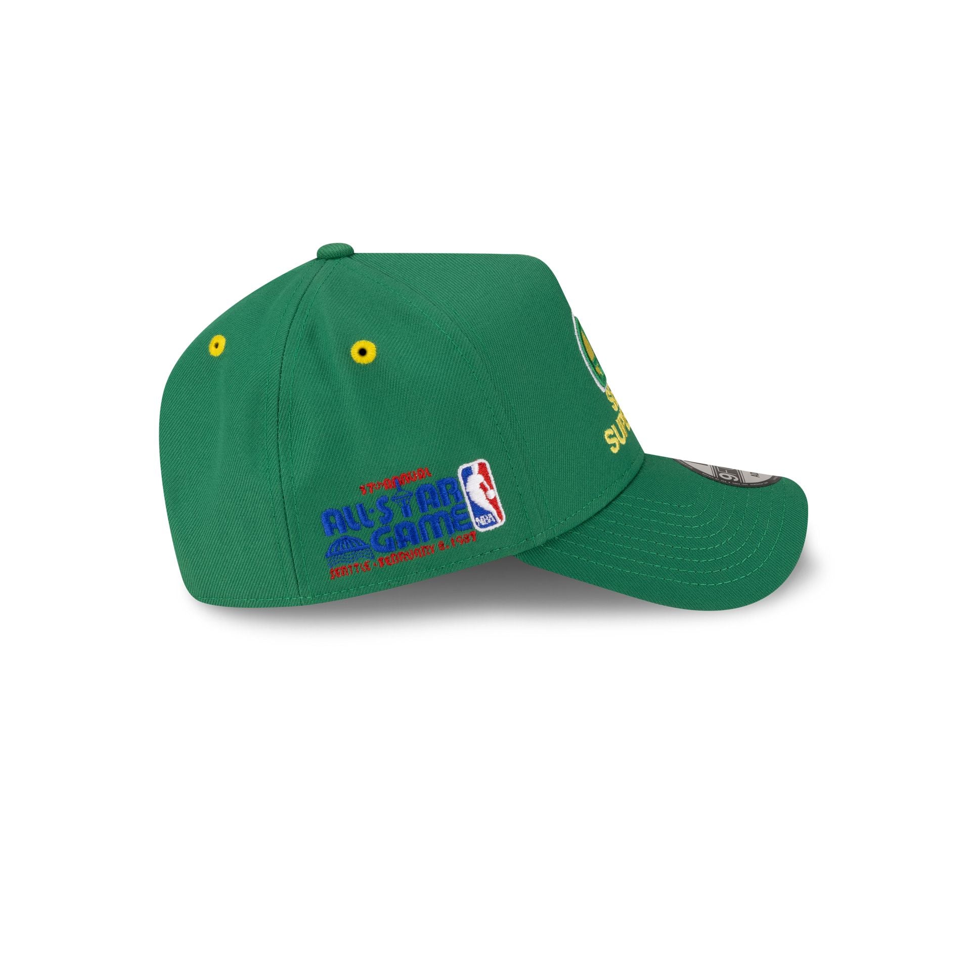 Seattle Supersonics Hardwood Classics 1987 All-Star Game 9FORTY A-Frame Snapback Hat - Image 4