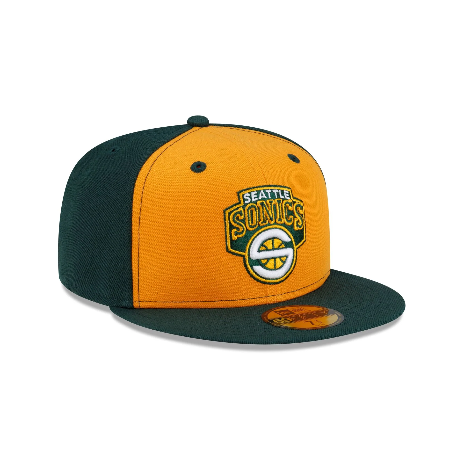 Seattle SuperSonics Hardwood Classics 2000s 59FIFTY Fitted Hat - Image 3