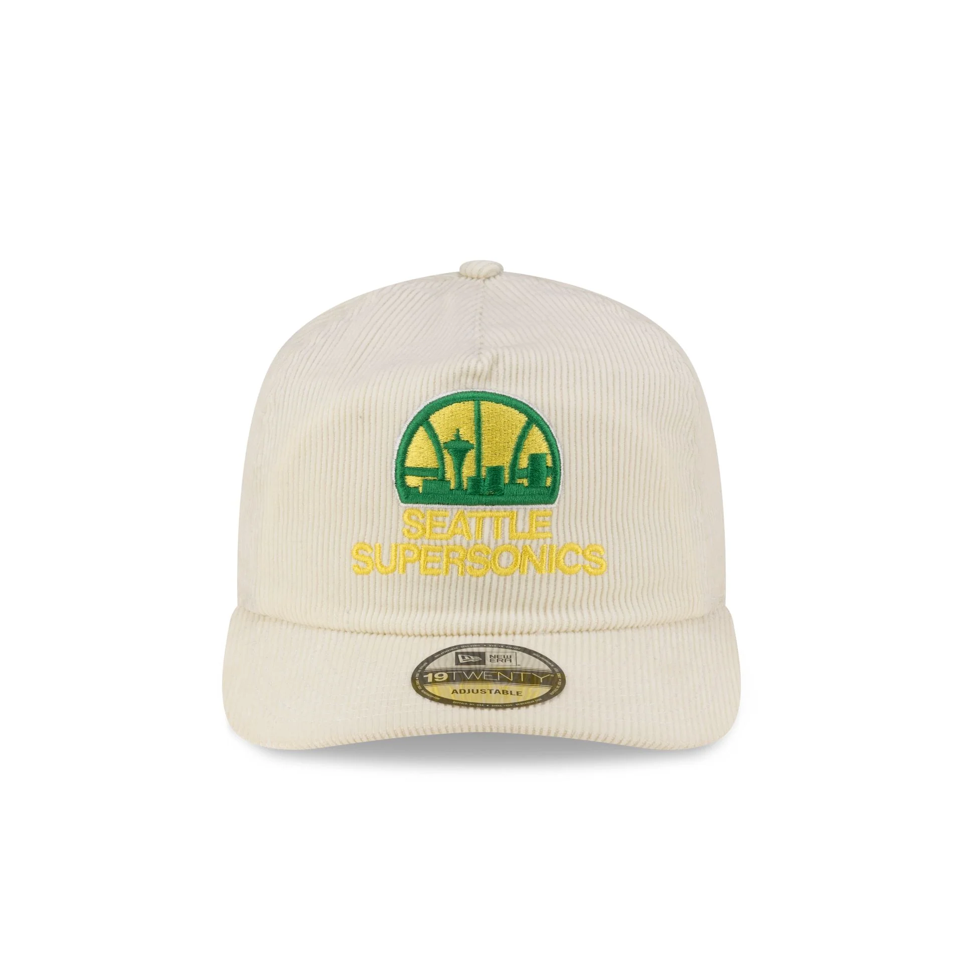 Seattle Supersonics Hardwood Classics 80s Chrome Corduroy 19TWENTY Adjustable - Image 2