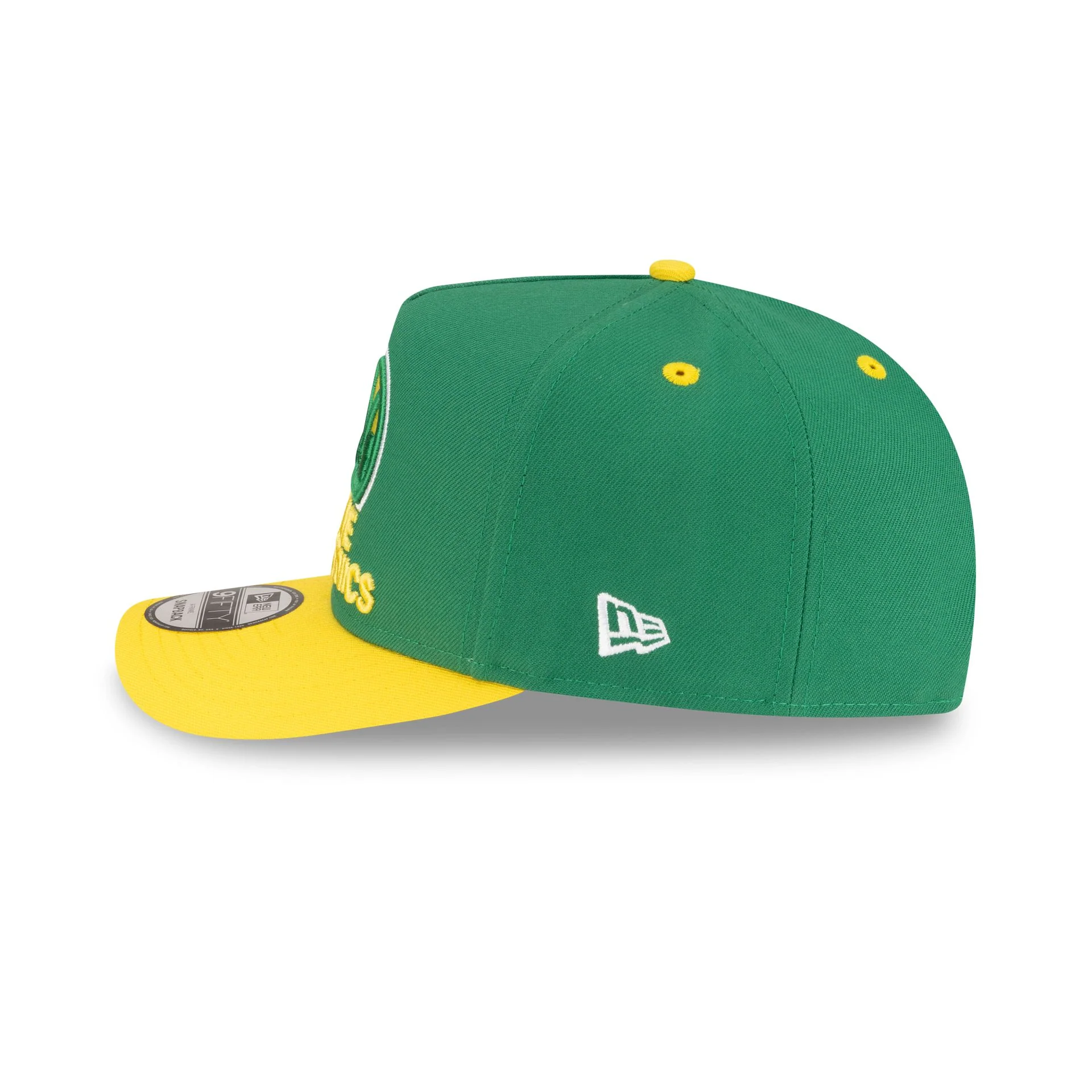 Seattle Supersonics Hardwood Classics 80s Two Tone 9FIFTY A-Frame Snapback Hat - Image 4