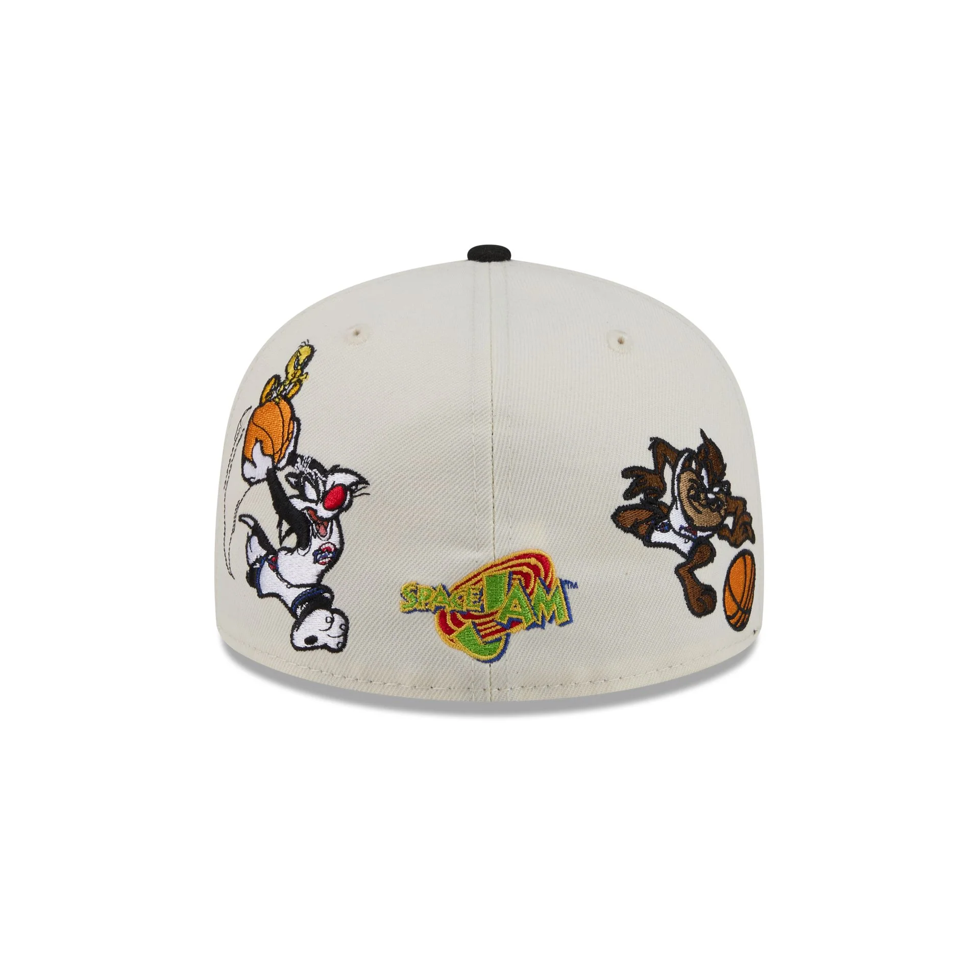 Space Jam x Brooklyn Nets Tune Squad Chrome White 59FIFTY Fitted Hat - Image 6