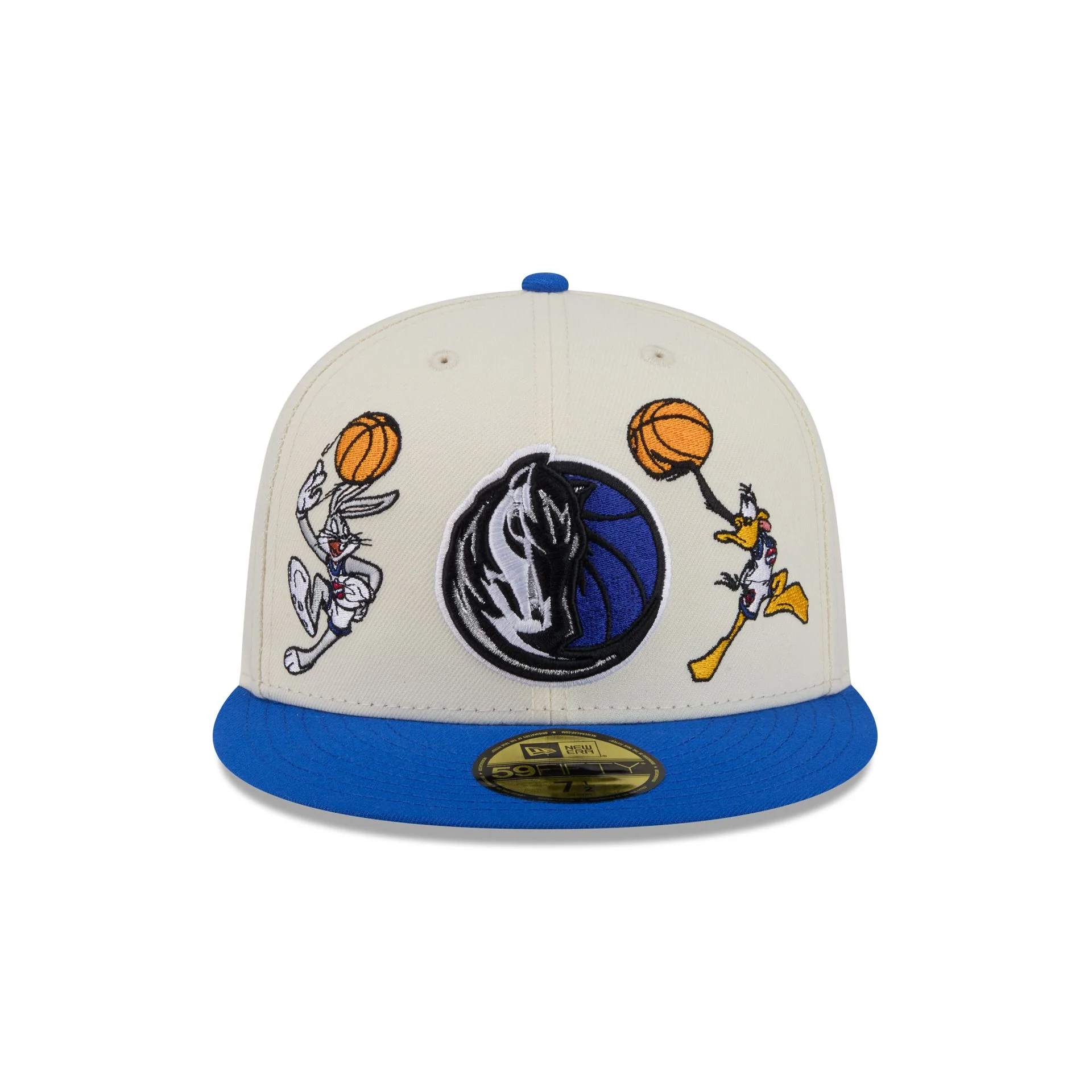 Space Jam x Dallas Mavericks Tune Squad Chrome White 59FIFTY Fitted Hat - Image 2