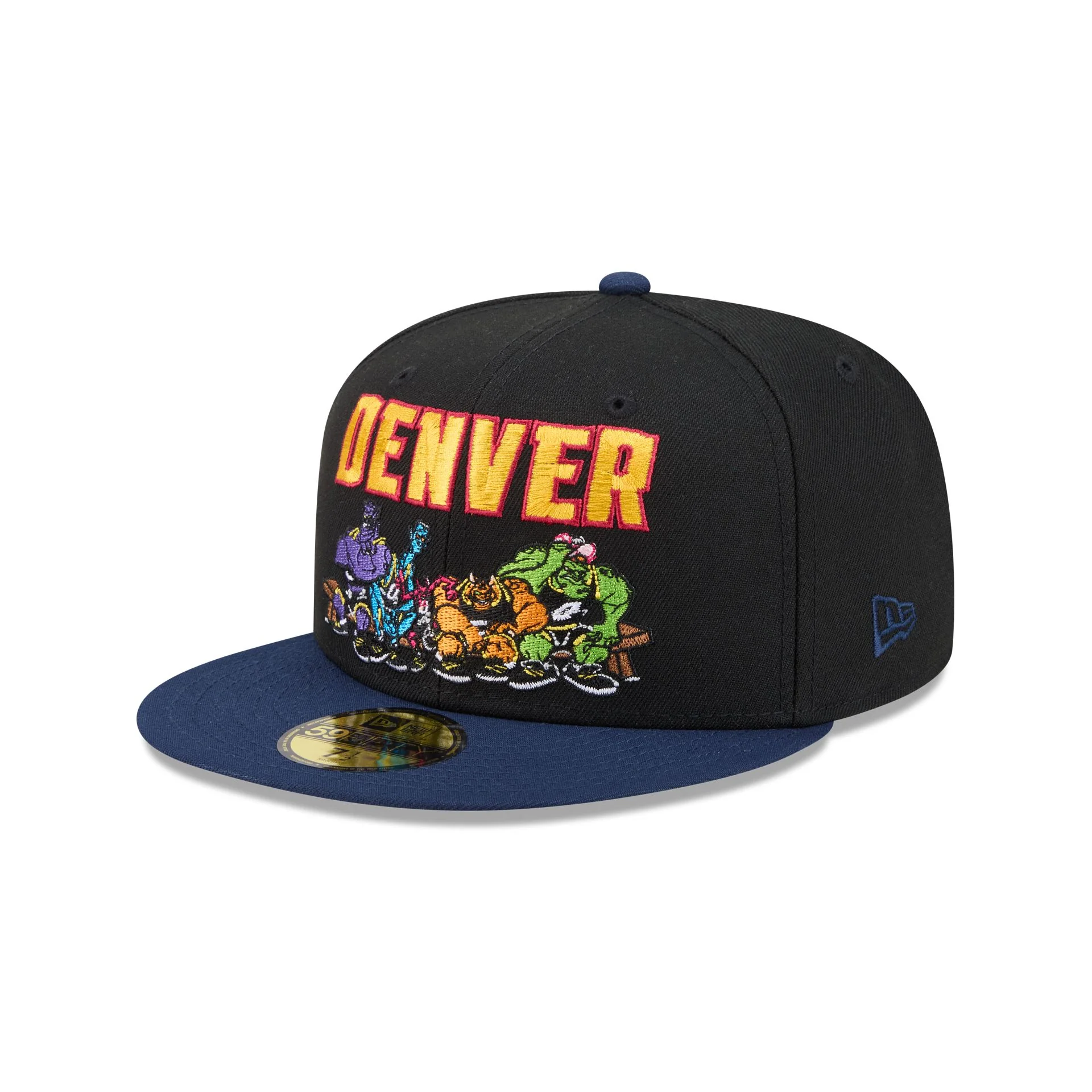 Space Jam x Denver Nuggets Monstars Black 59FIFTY Fitted Hat - Image 3