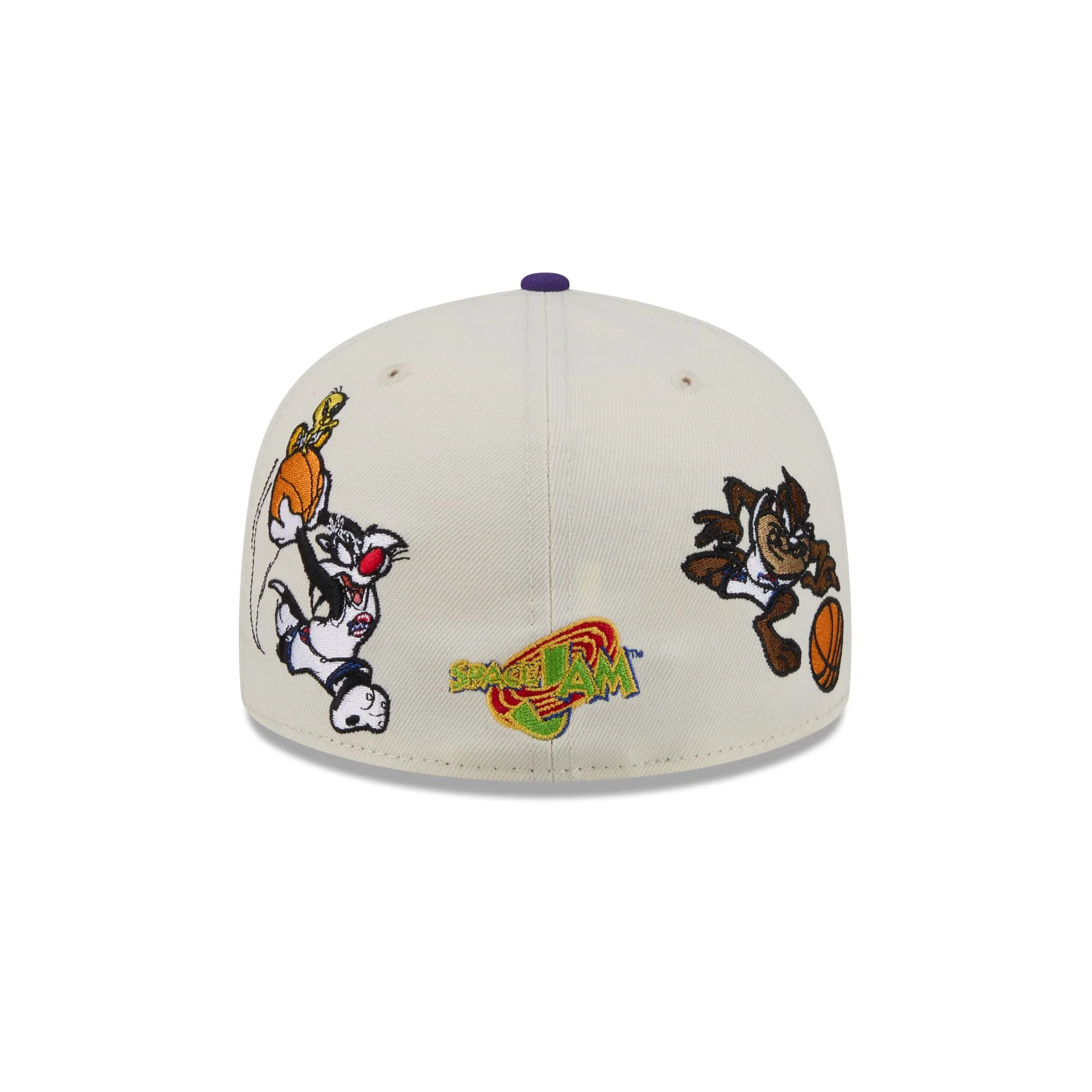 Space Jam x Los Angeles Lakers Tune Squad Chrome White 59FIFTY Fitted Hat - Image 6