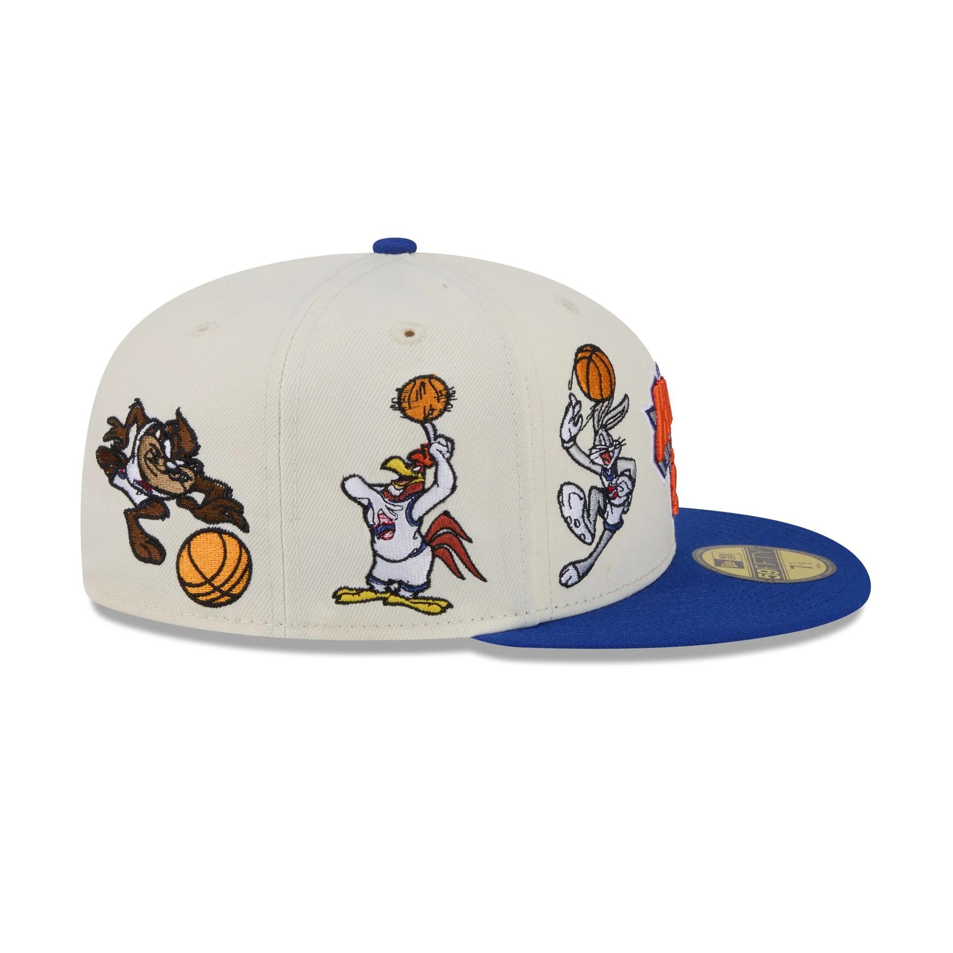 Space Jam x New York Knicks Tune Squad Chrome White 59FIFTY Fitted Hat - Image 5