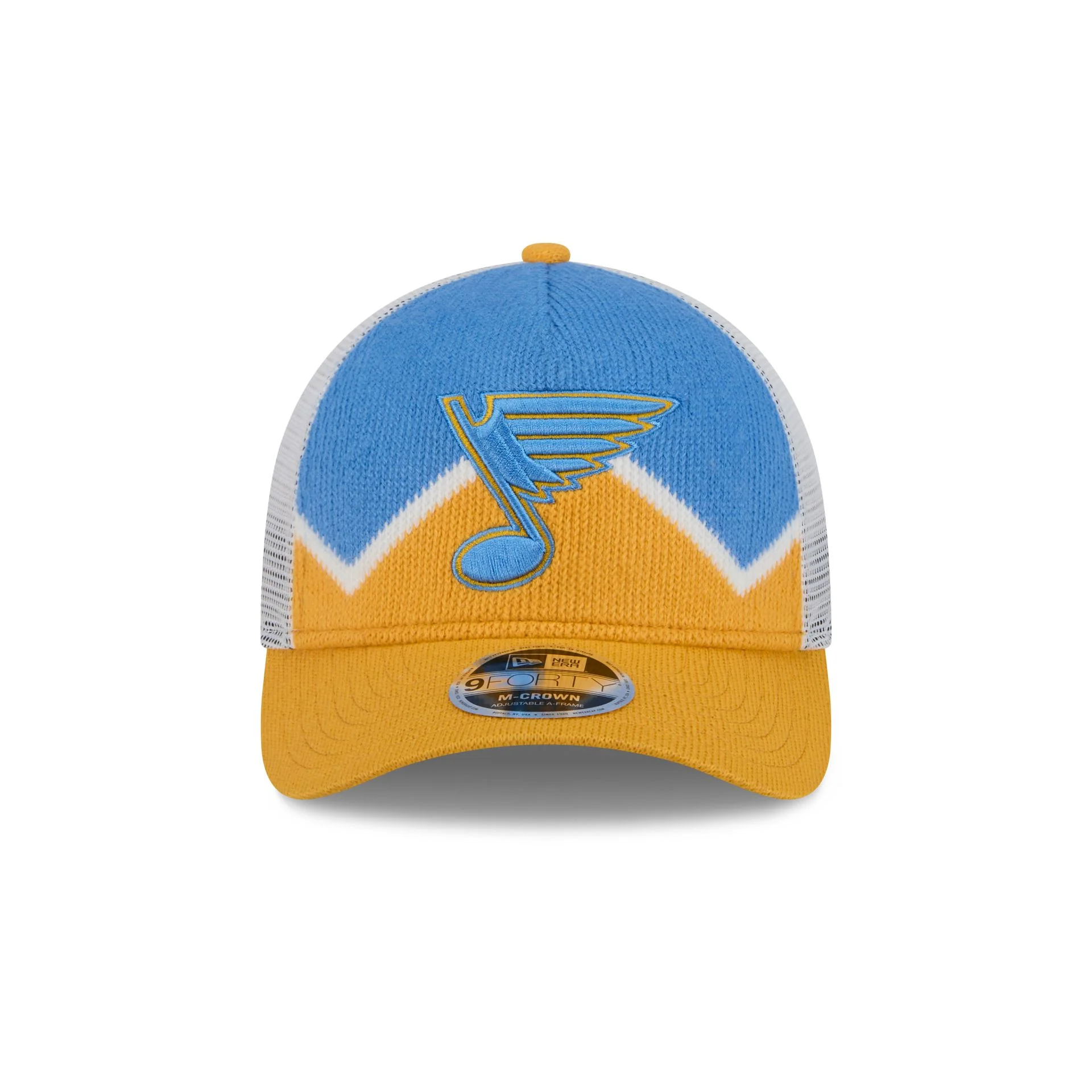 St. Louis Blues Sock 9FORTY M-Crown A-Frame Trucker Hat - Image 2