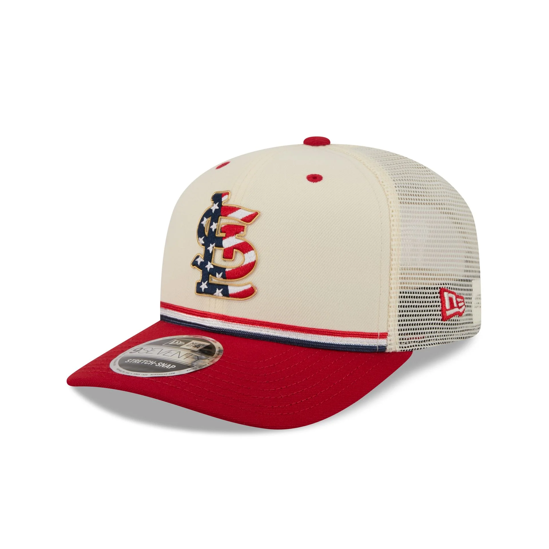 St. Louis Cardinals Independence Day 2026 9SEVENTY Trucker Hat - Image 3