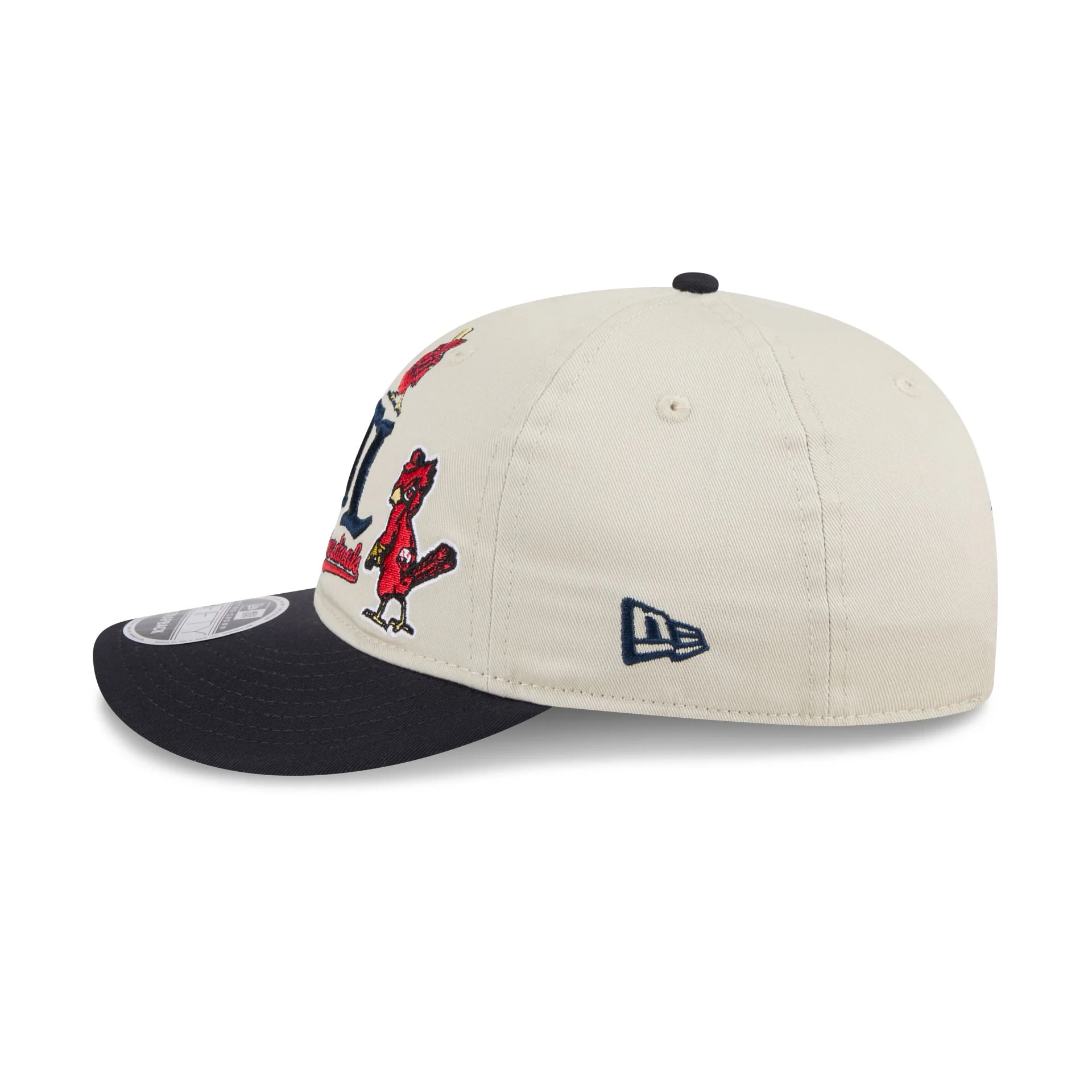 St. Louis Cardinals Scattered Patches Retro Crown 9FIFTY Snapback Hat - Image 4
