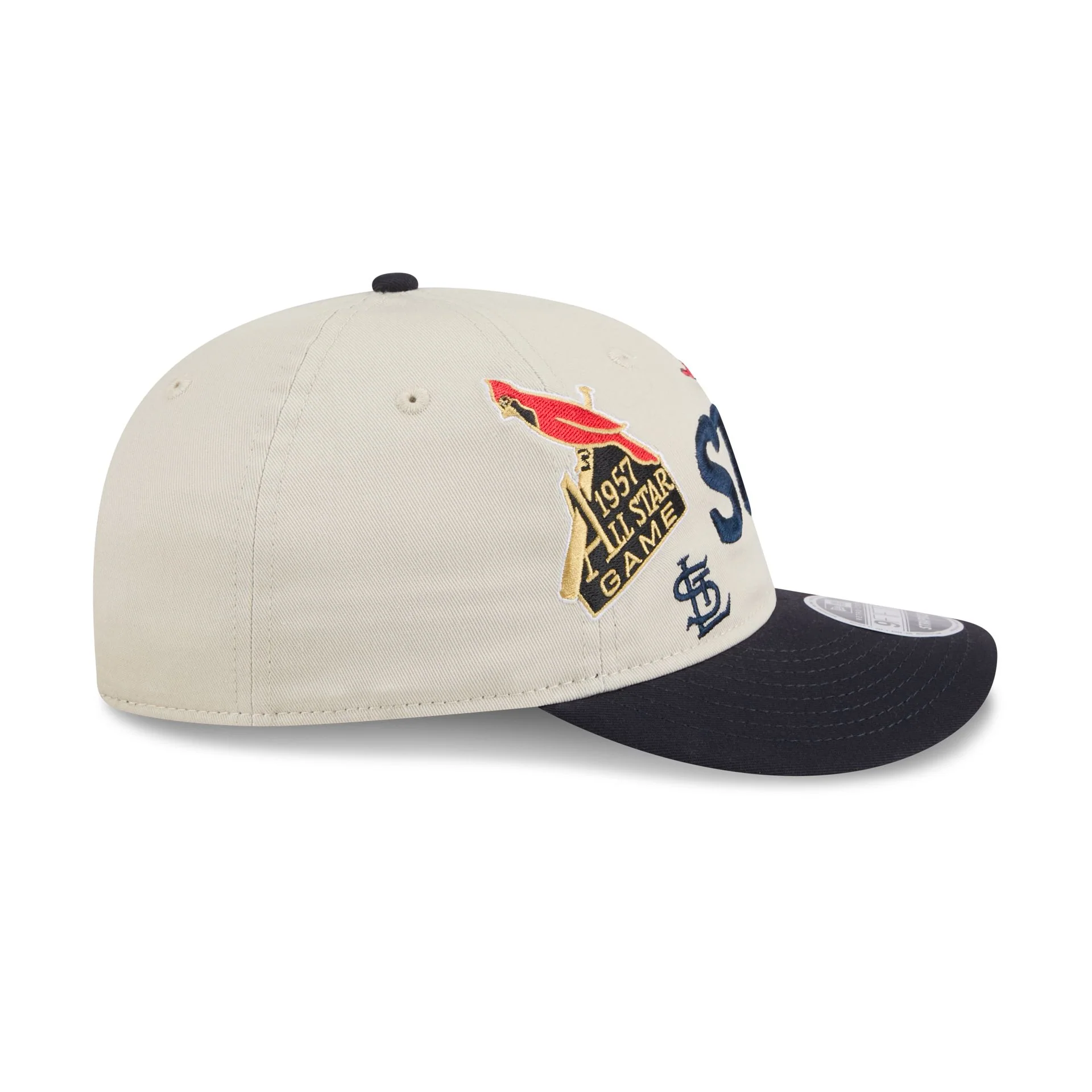 St. Louis Cardinals Scattered Patches Retro Crown 9FIFTY Snapback Hat - Image 5