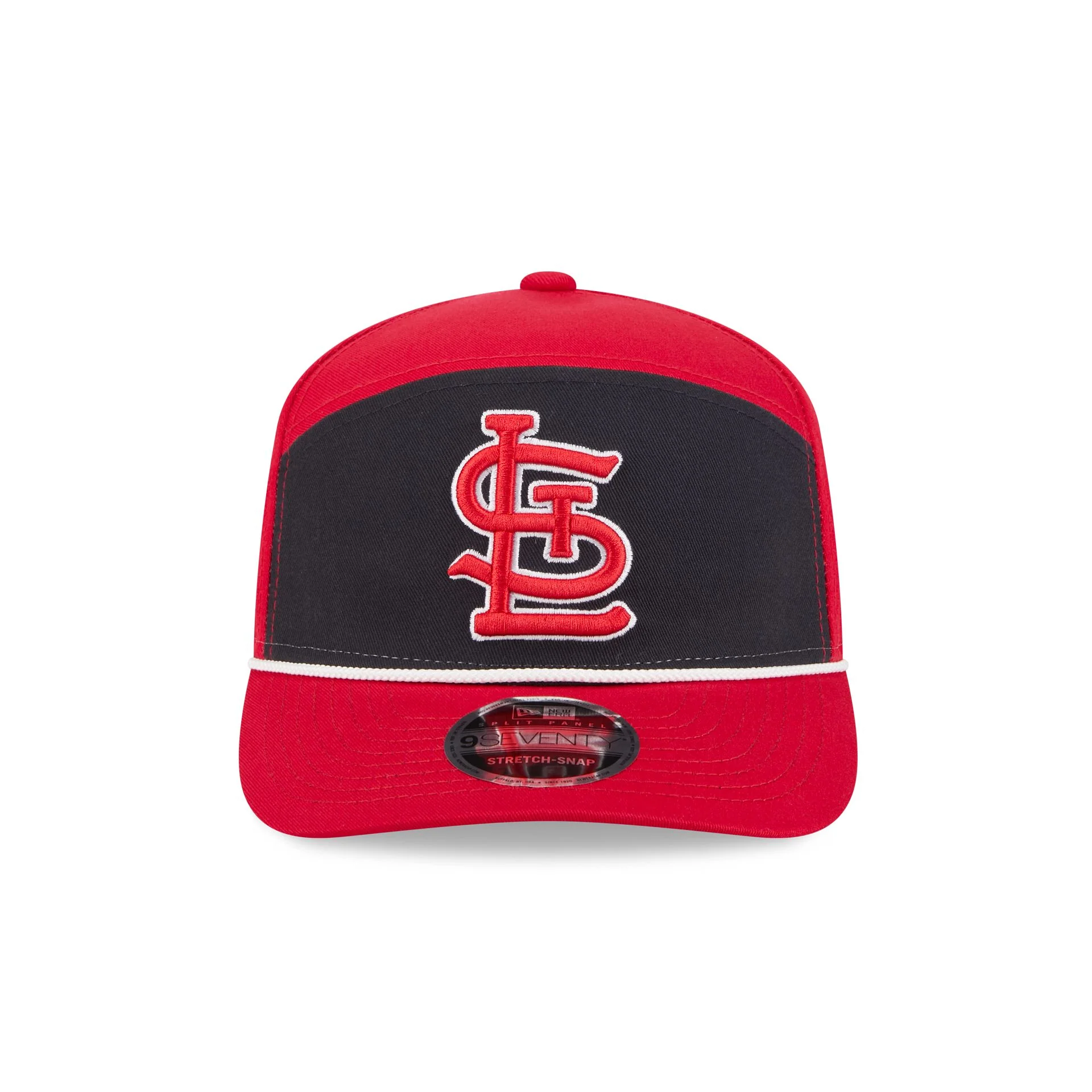 St. Louis Cardinals Split Panel 9SEVENTY Stretch-Snap Hat - Image 2