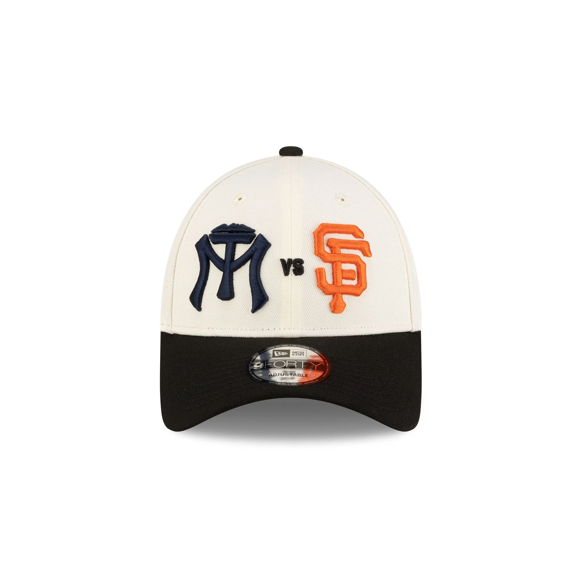 Sultanes De Monterrey vs San Francisco Giants Chrome 9FORTY A-Frame Snapback Hat - Image 2