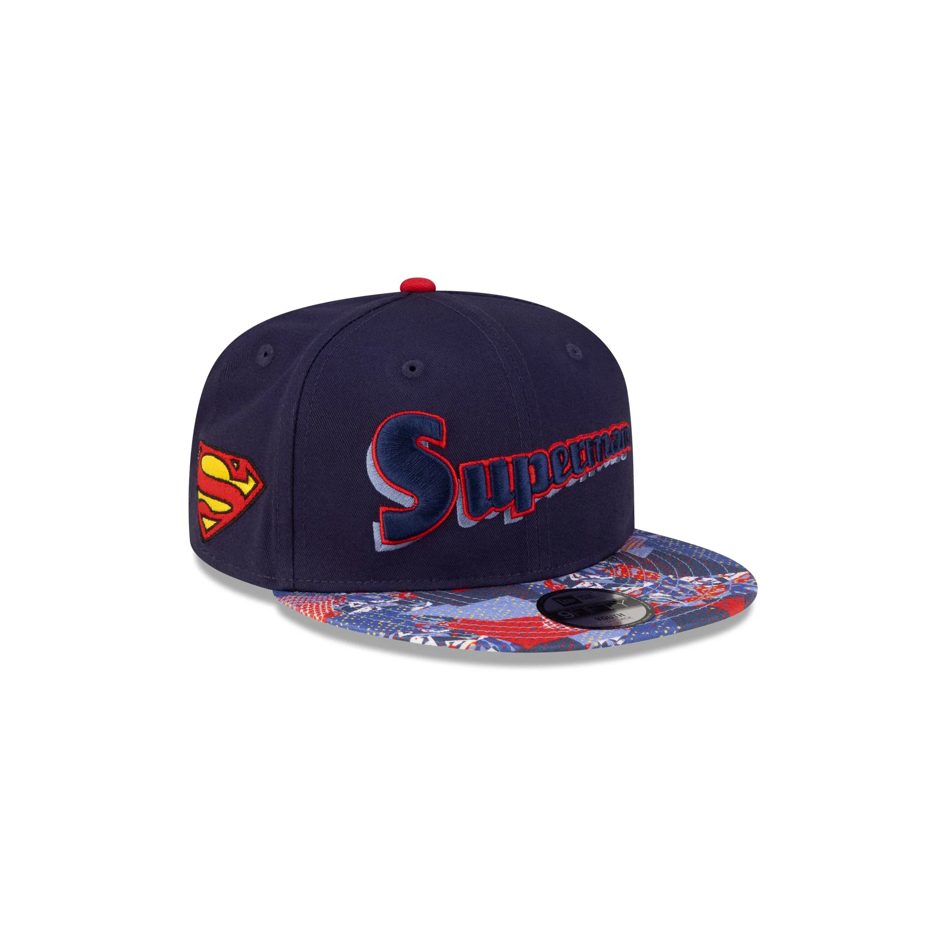 Superman Kids Navy & Red 9FIFTY Snapback Hat - Image 3