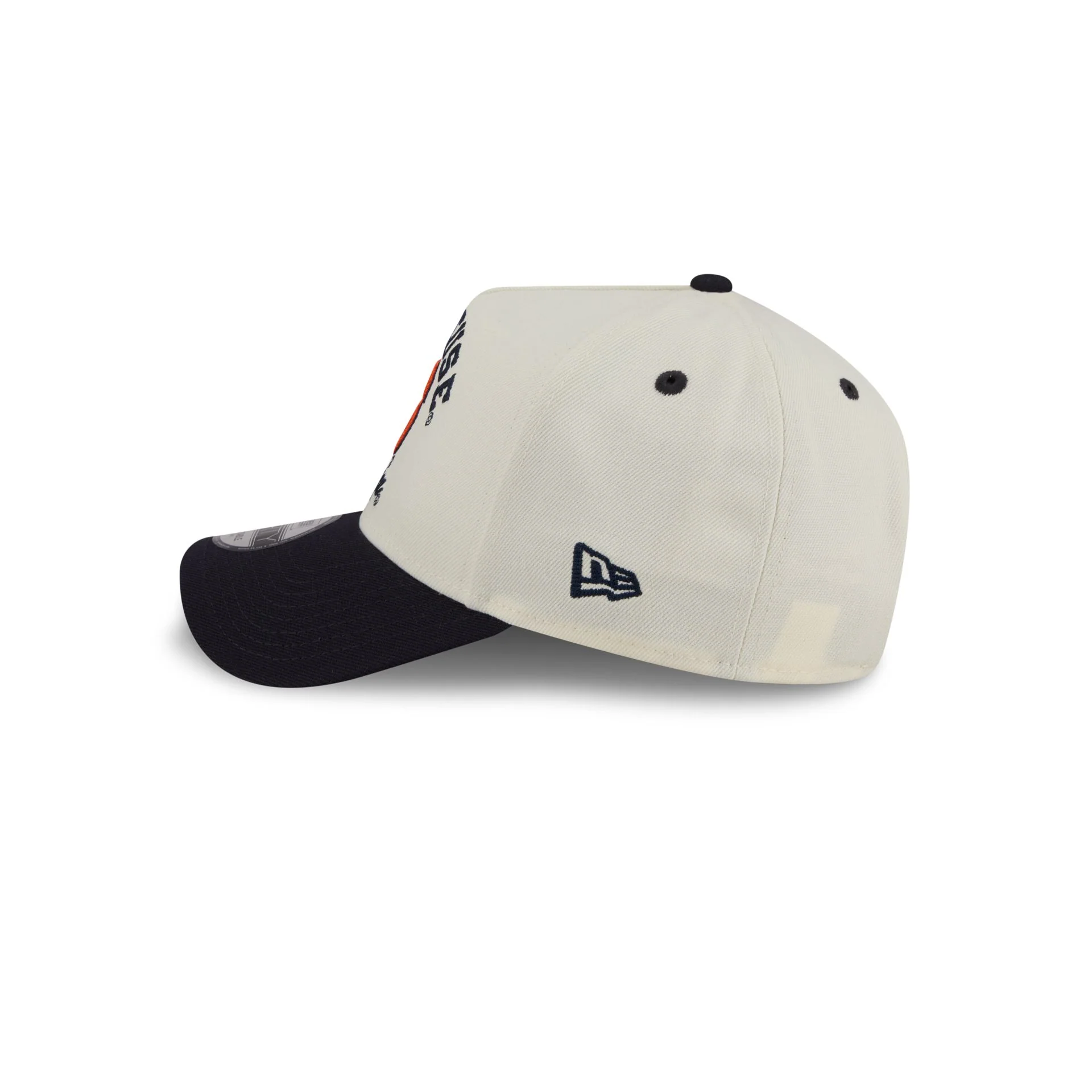 Syracuse Orange Chrome White Arched 9FORTY A-Frame Snapback Hat - Image 5