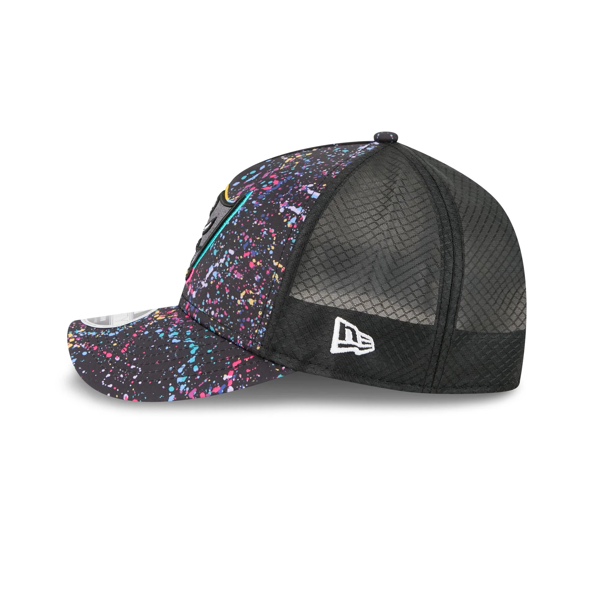 Tampa Bay Buccaneers 2025 Crucial Catch 9FORTY M-Crown A-Frame Trucker Hat - Image 5